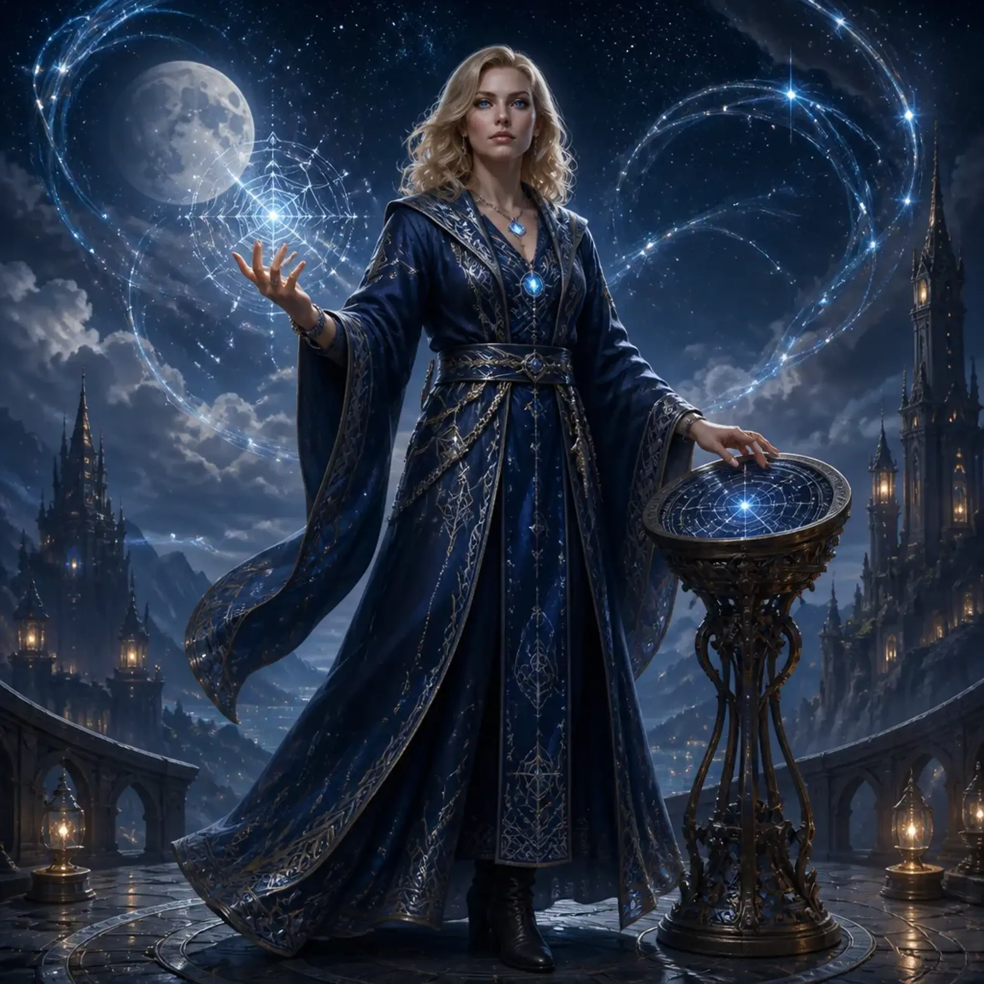 Morgan Astravelle - AI-generated fantasy Character