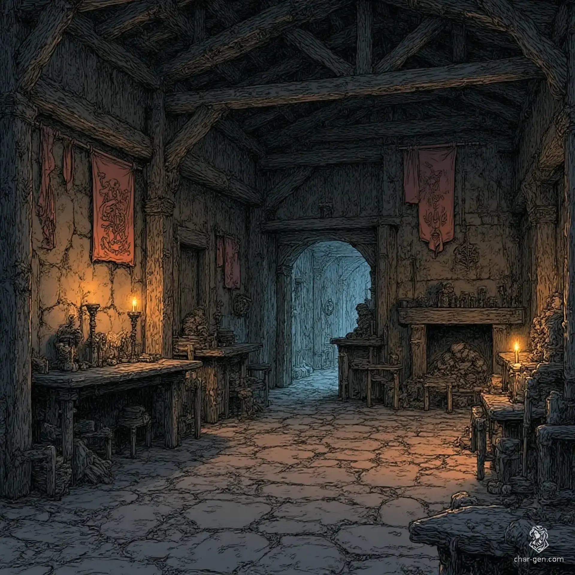The Rankless Refuge - AI-generated fantasy Tavern