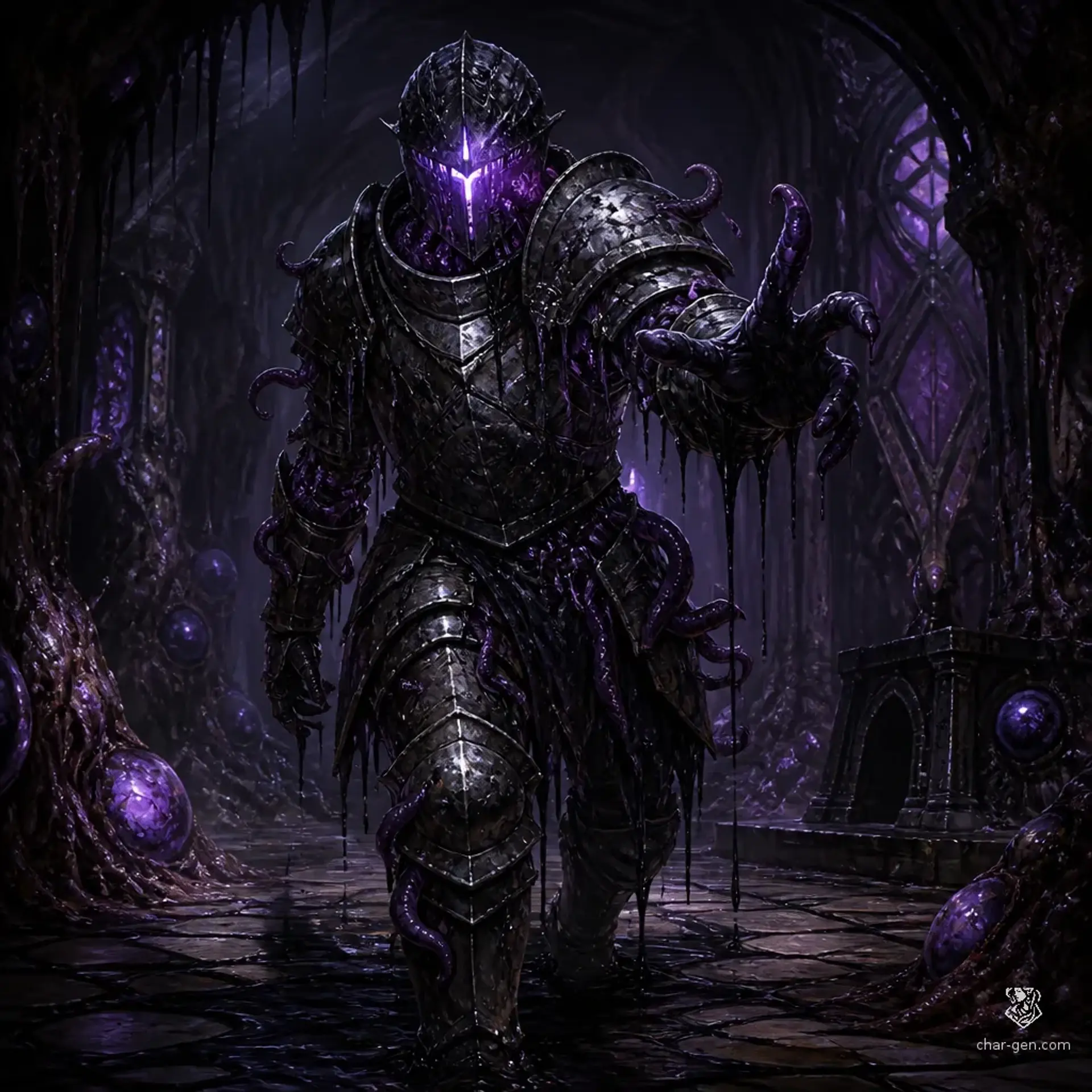 Cephalon Carapace - AI-generated fantasy Monster