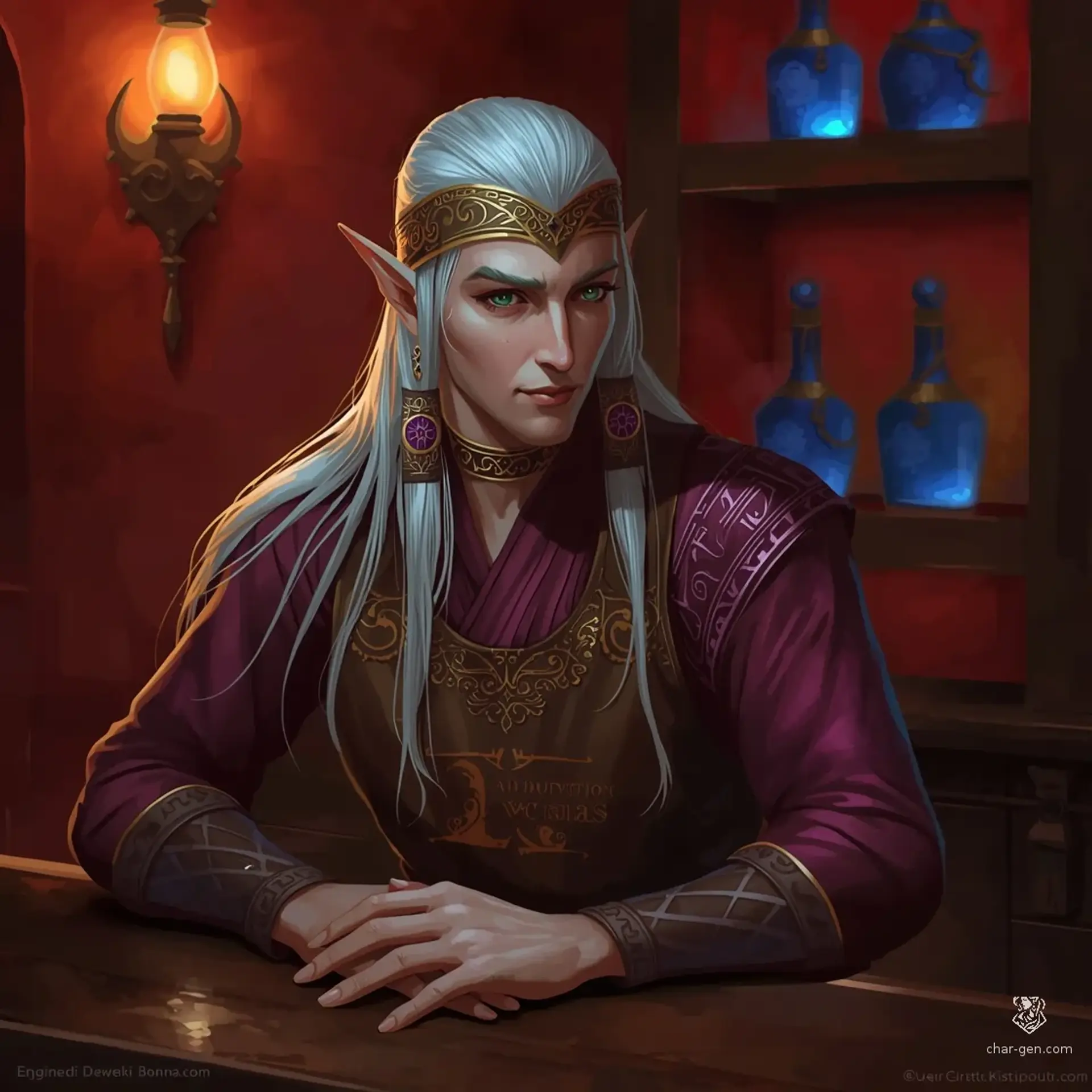 The Ethereal Cask - AI-generated fantasy Tavern