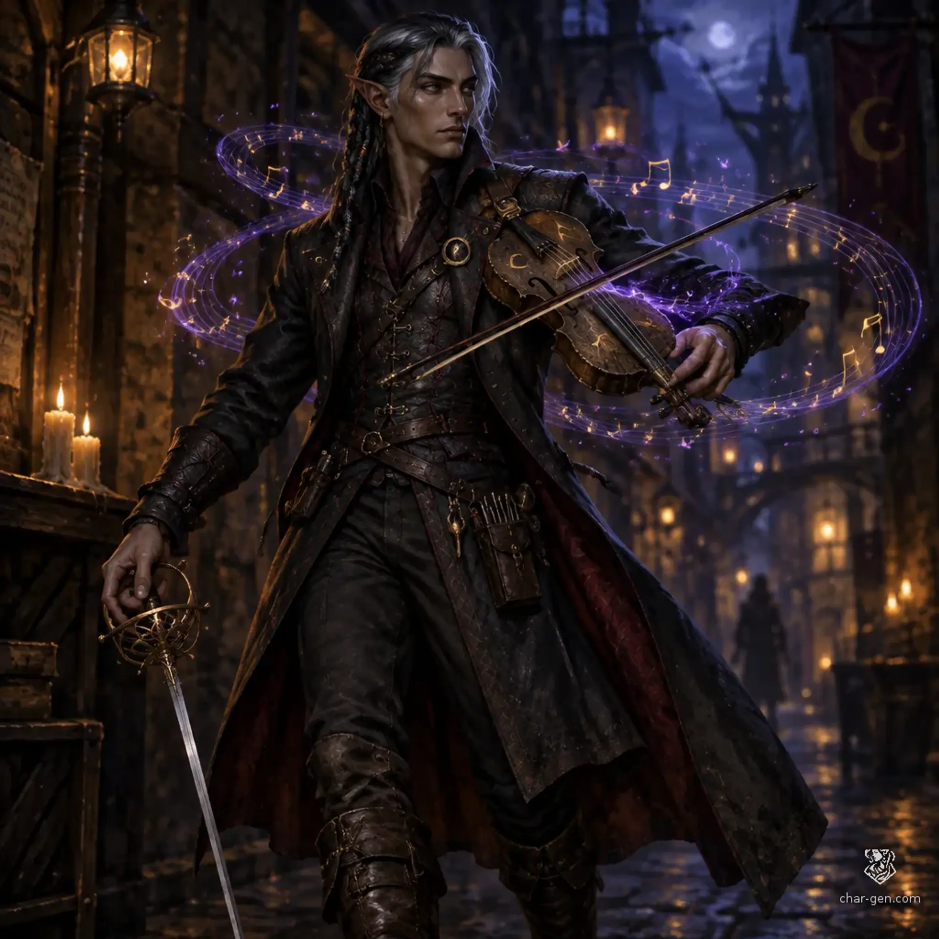 Vezkren Daskor - AI-generated fantasy Character