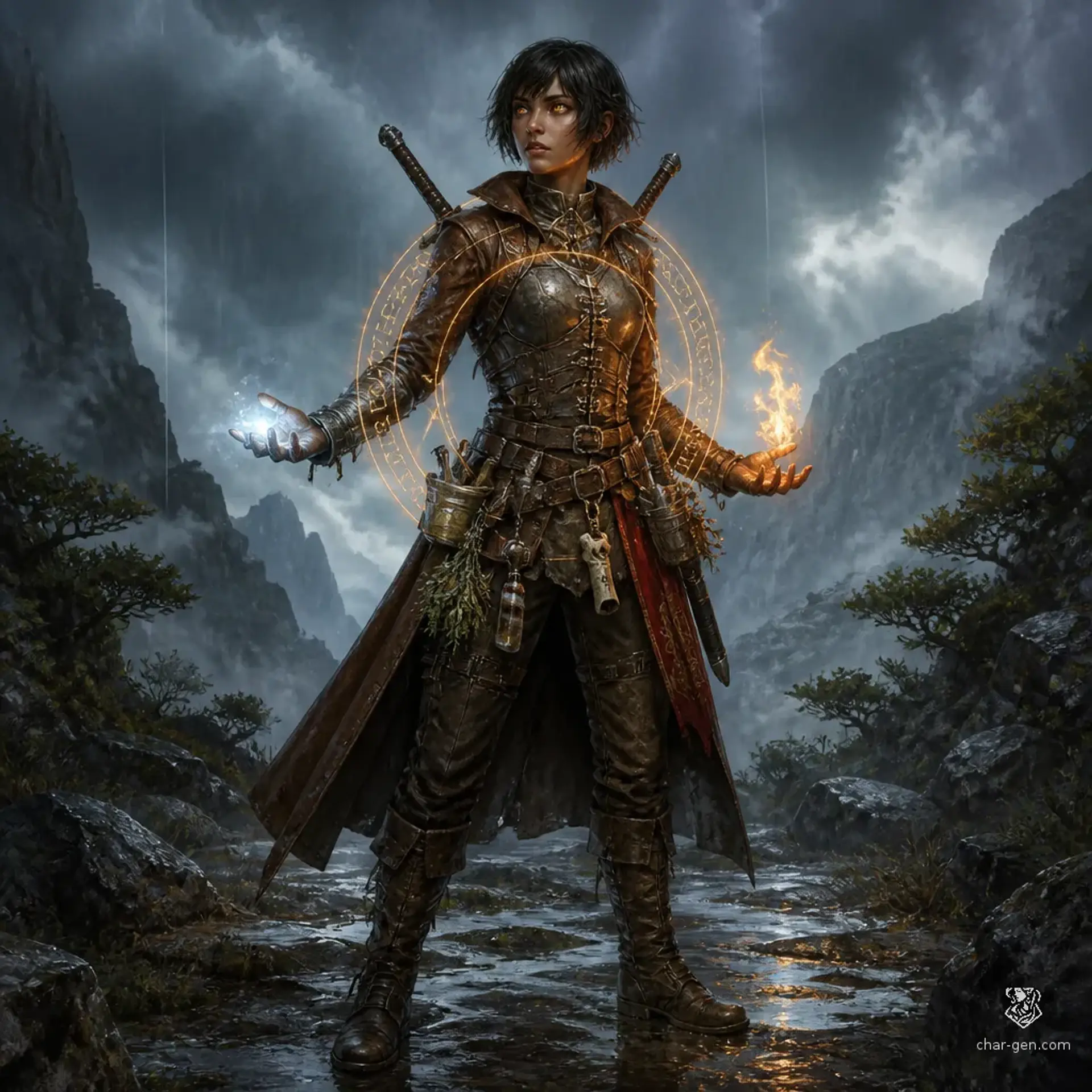 Оронаи Келемеш - AI-generated fantasy Character