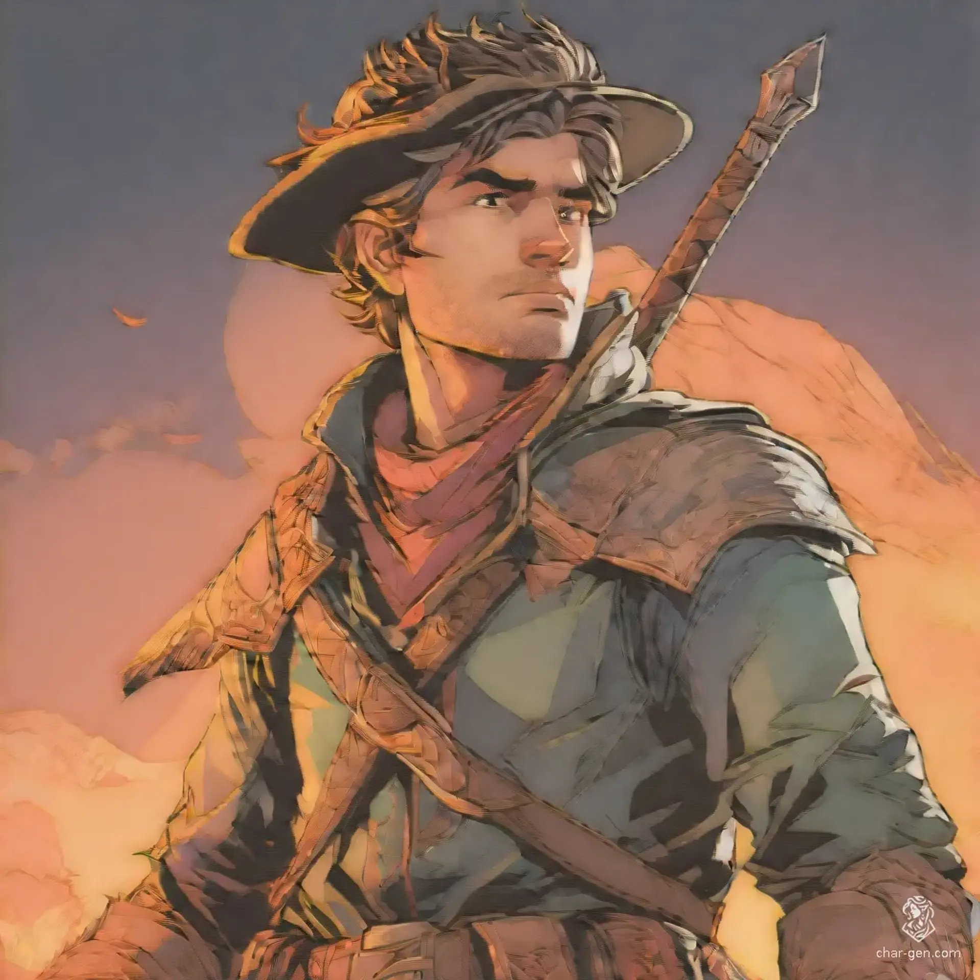 Vadan the Resolute | Character Fantasy Art | CharGen