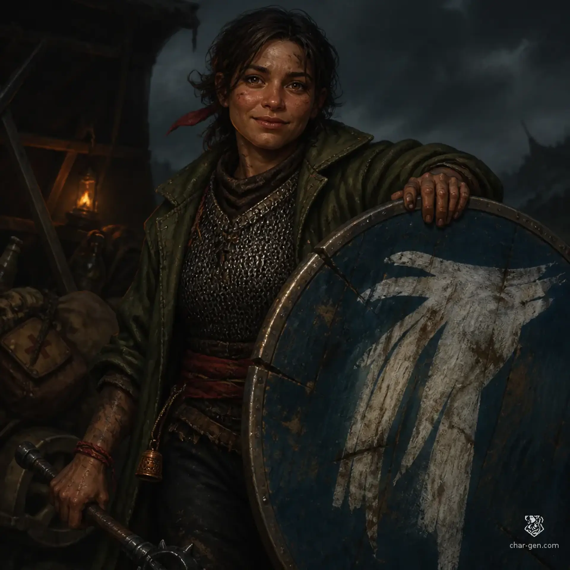 Tess - AI-generated fantasy NPC
