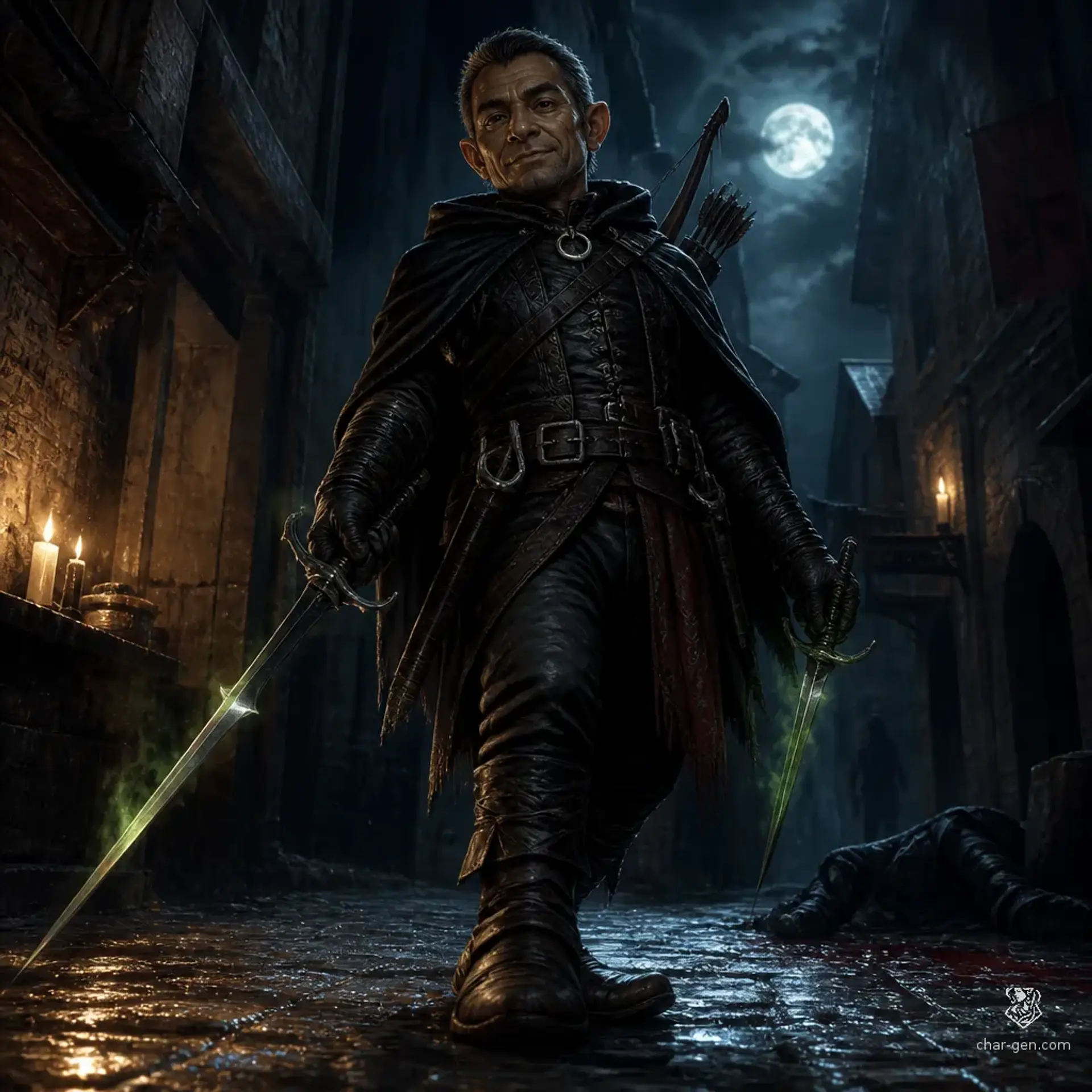 Briggo Crwst - AI-generated fantasy Character