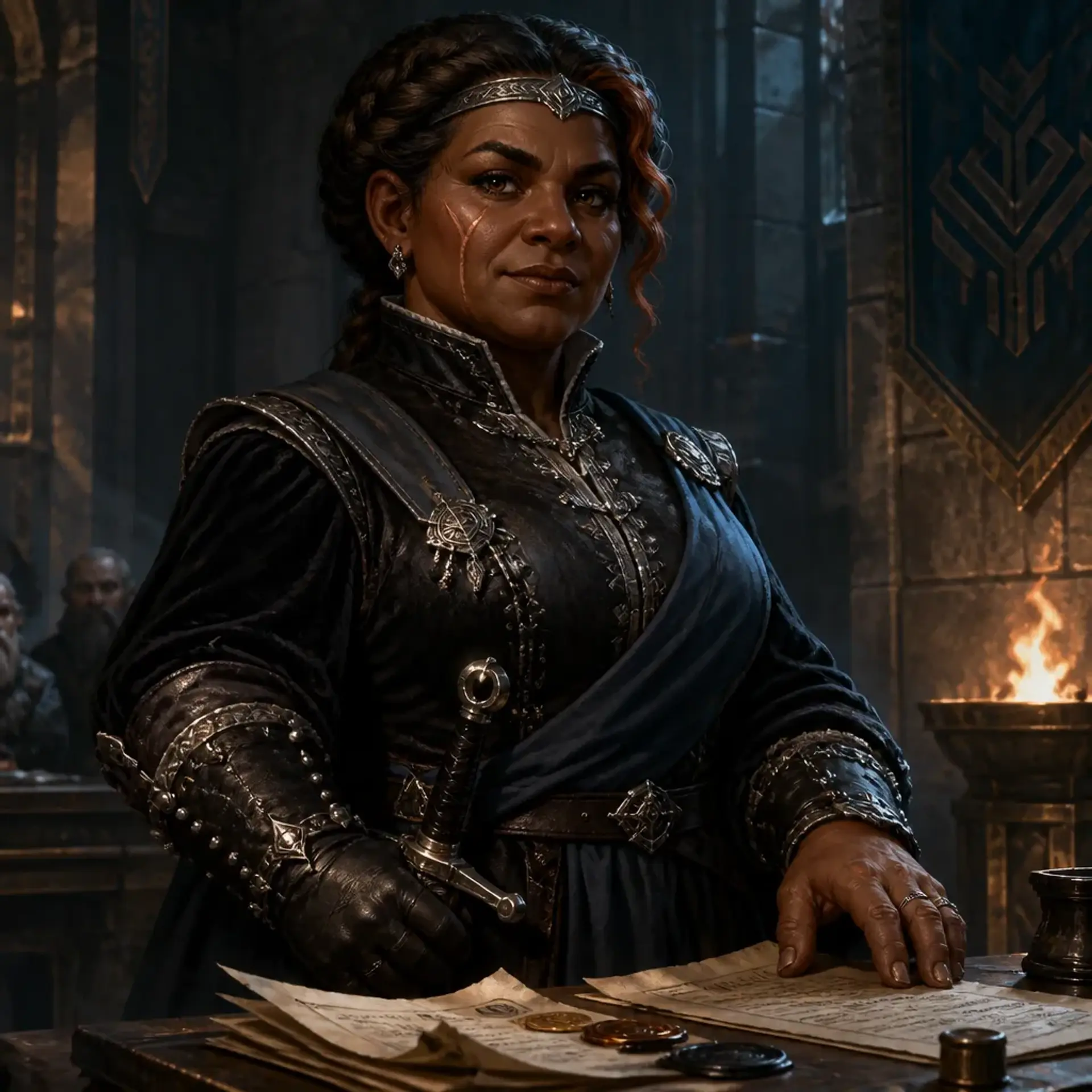 Seressa Roughstone - AI-generated fantasy NPC