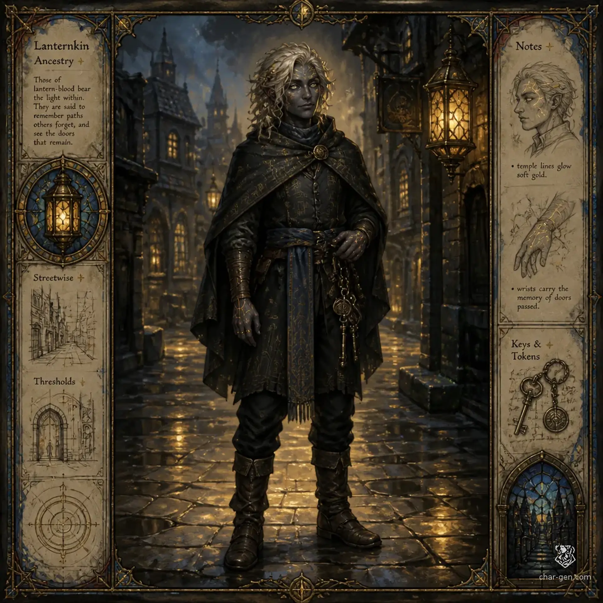 Lanternkin - AI-generated fantasy Species