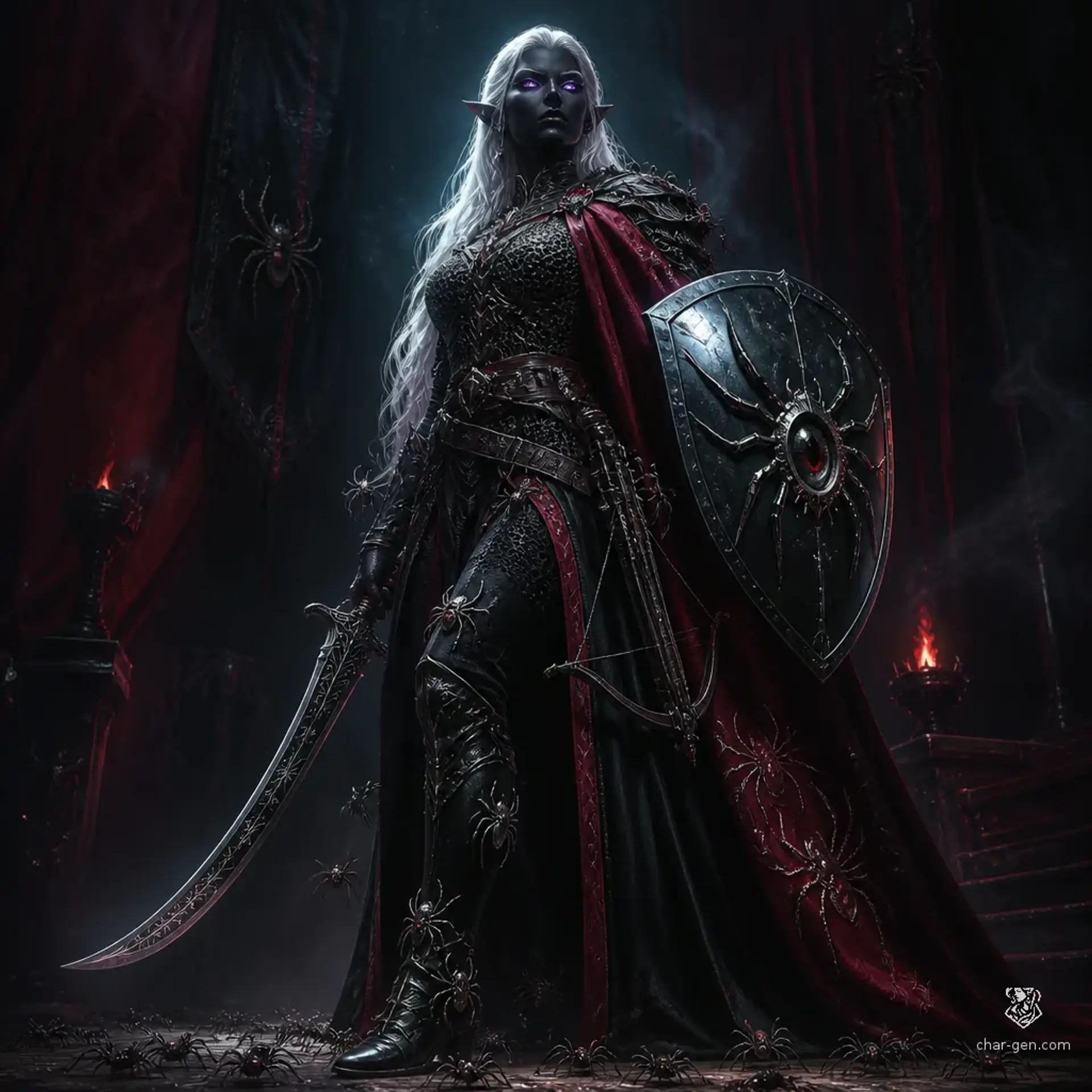 Aurelia Malice - AI-generated fantasy Character