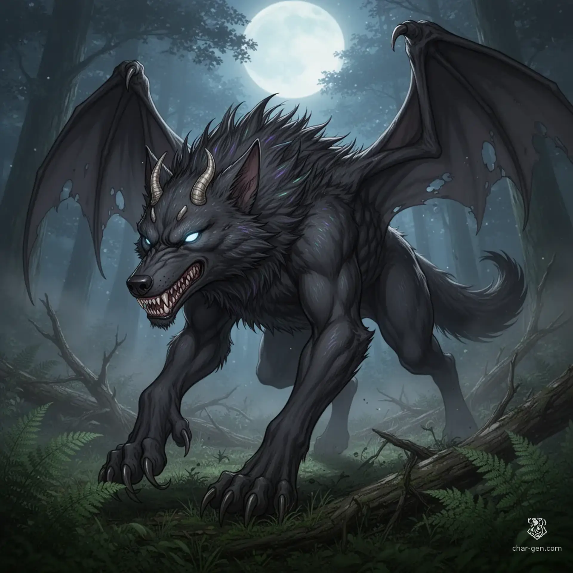 Gleamroot Stalker - AI-generated fantasy Monster