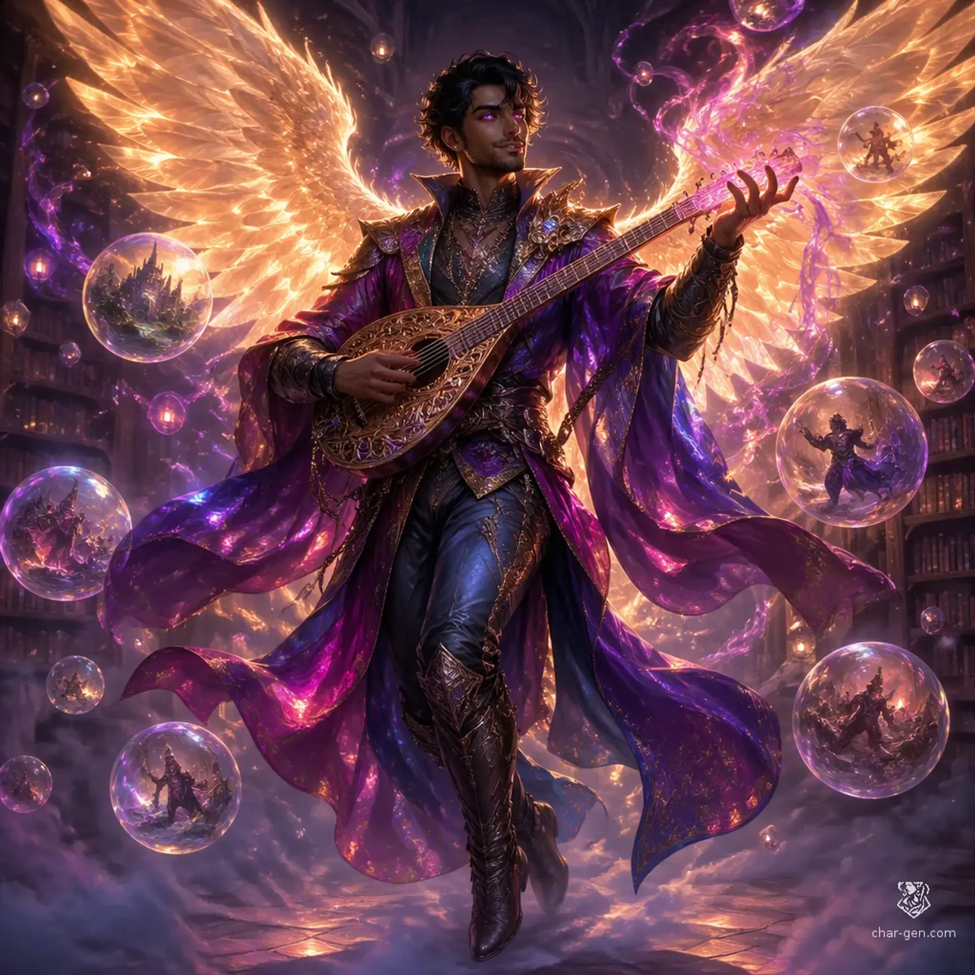 Mulligan An - AI-generated fantasy Character