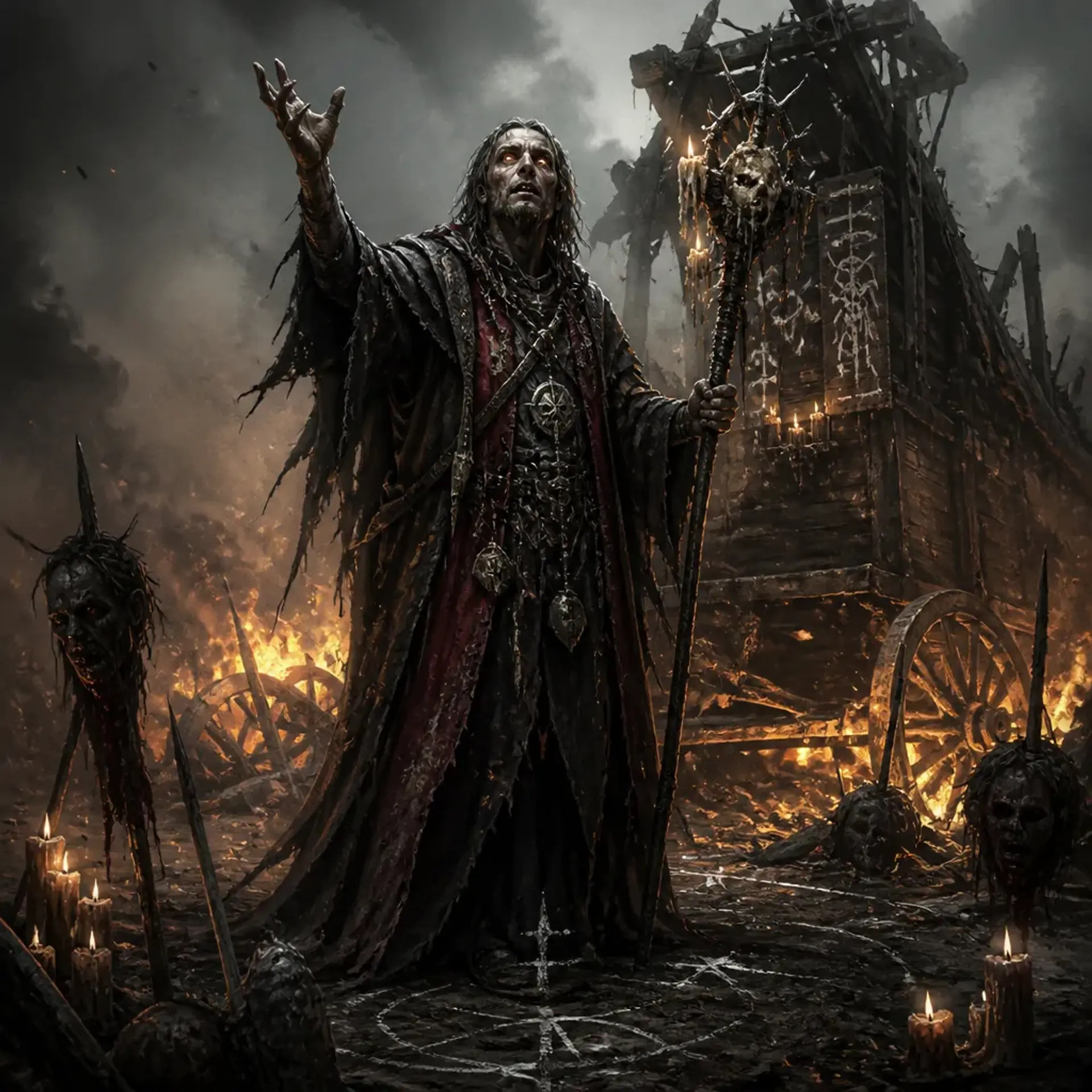 Cult Fanatic - AI-generated fantasy Monster