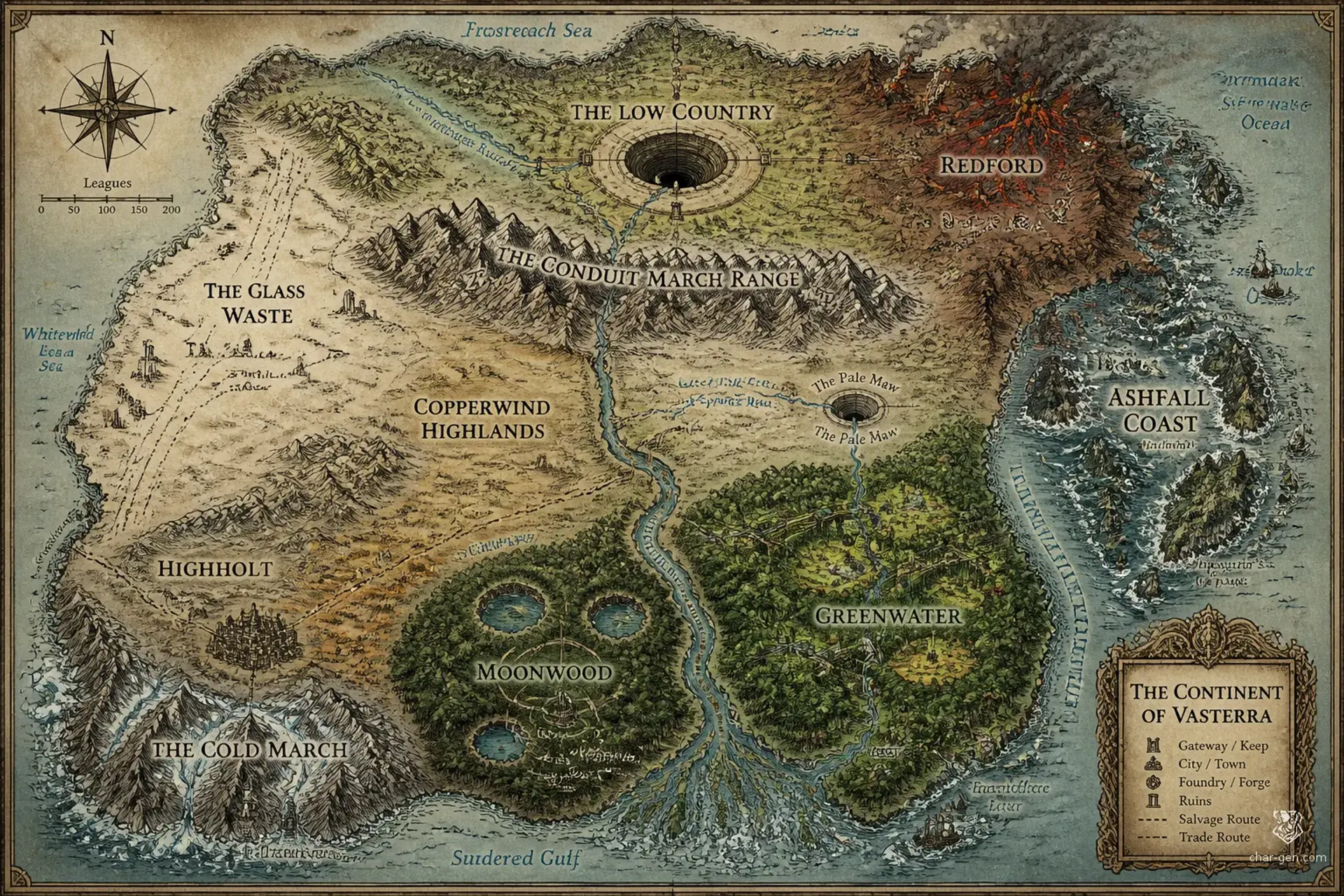 Disunder - AI-generated fantasy World