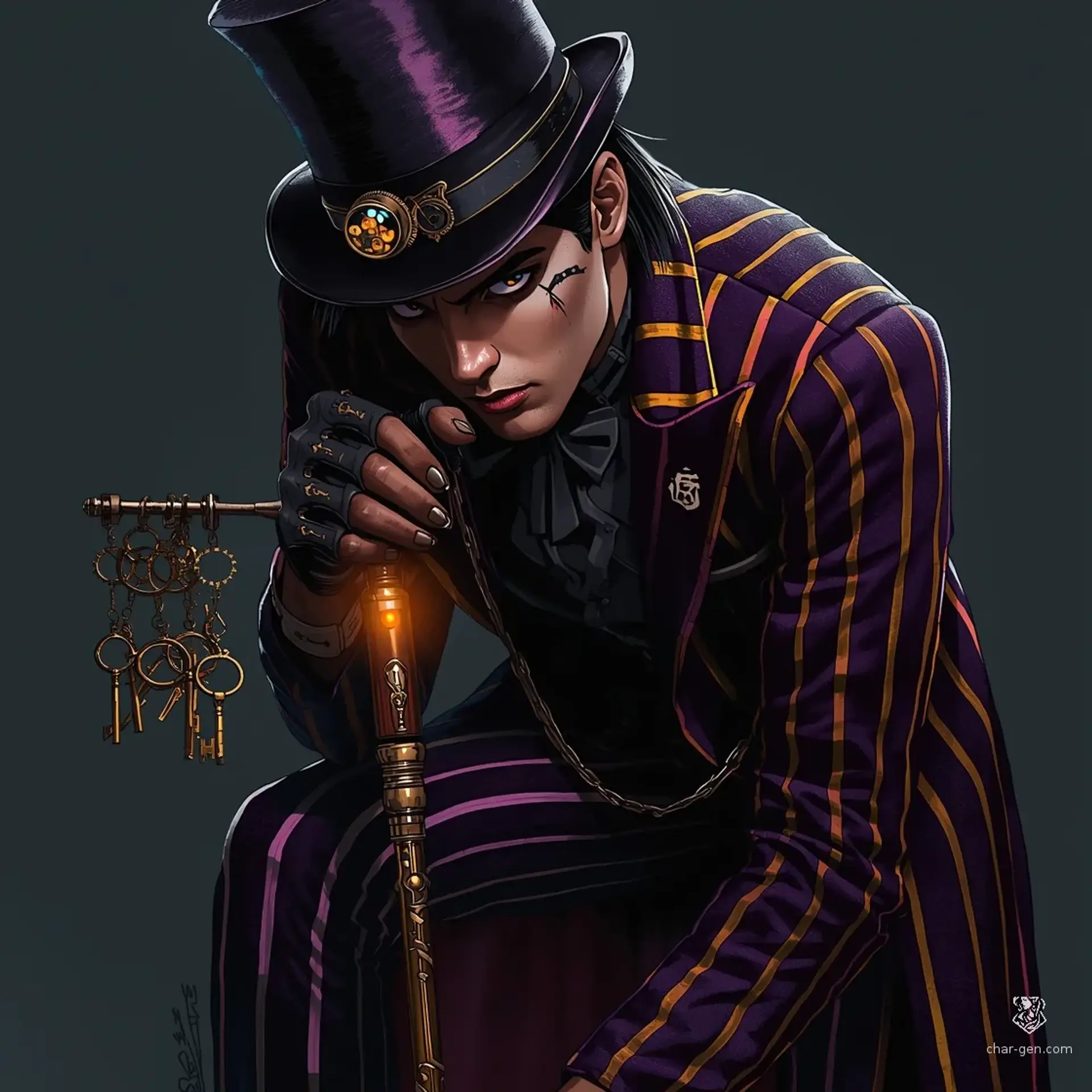 Sansone Insigne - AI-generated fantasy NPC