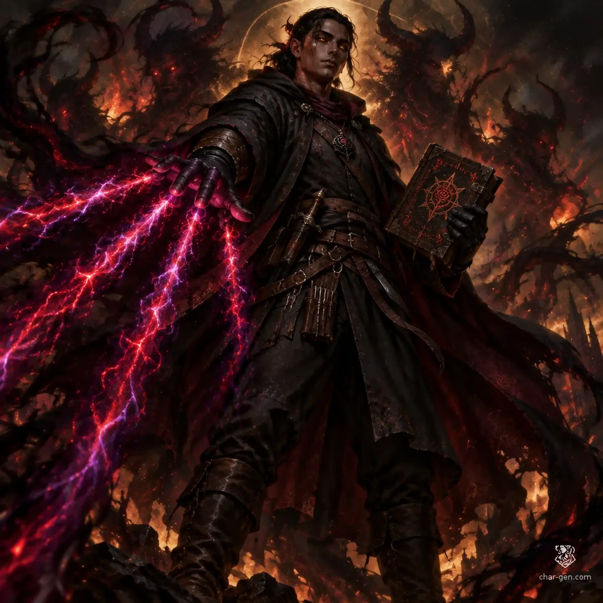 Anthan Blackthorne - AI-generated fantasy Character