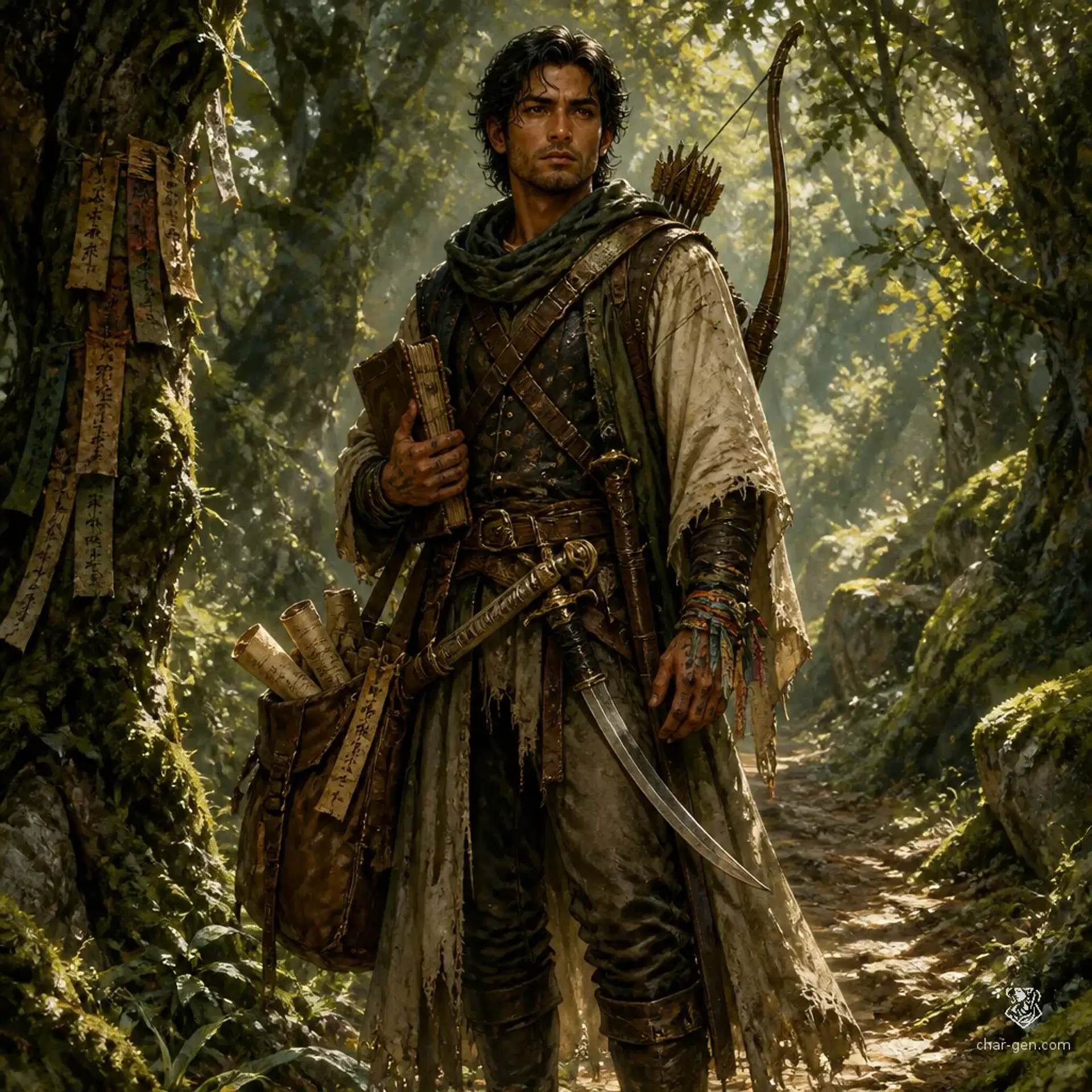 Edrin Vale - AI-generated fantasy Character