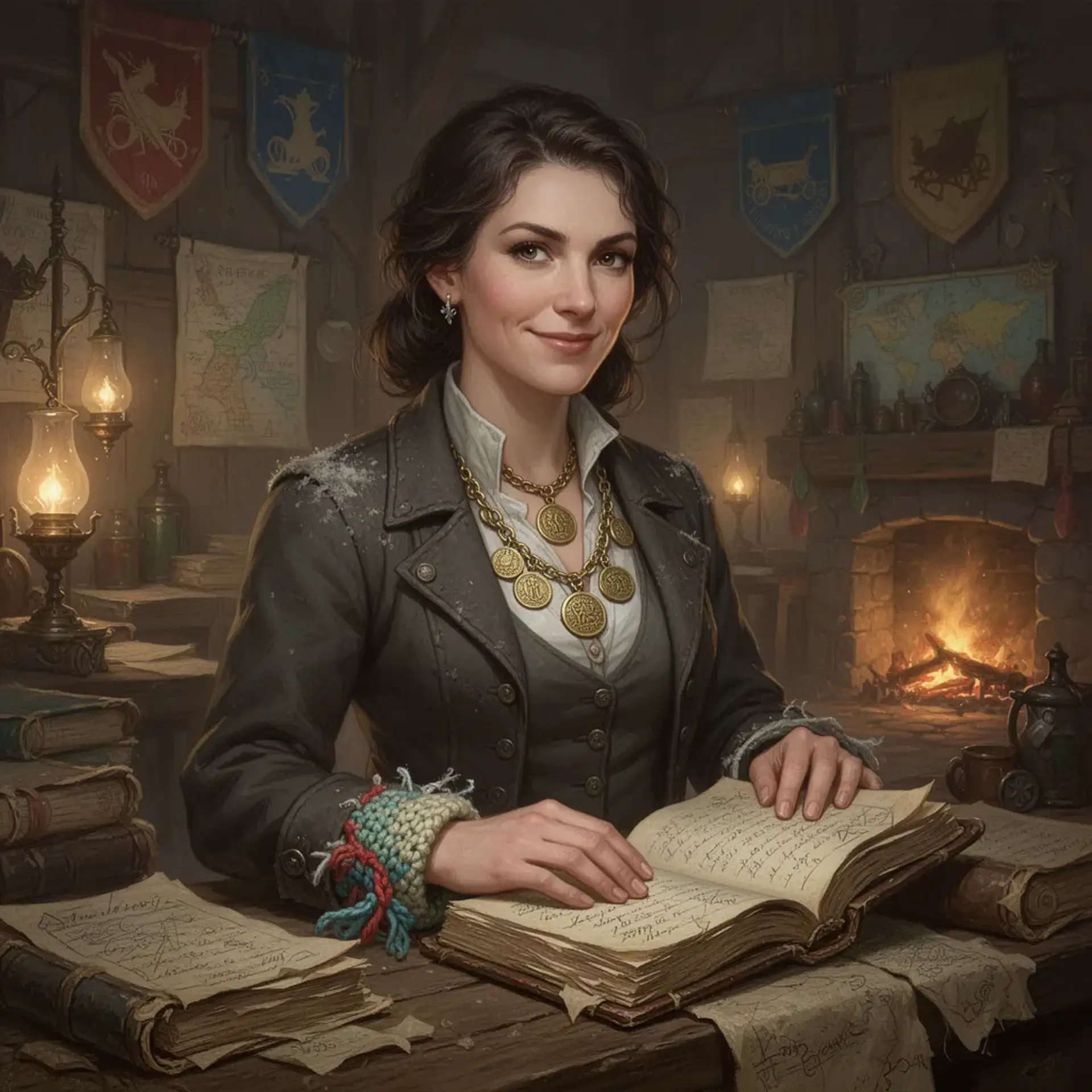 Mira Stonebridge - AI-generated fantasy NPC
