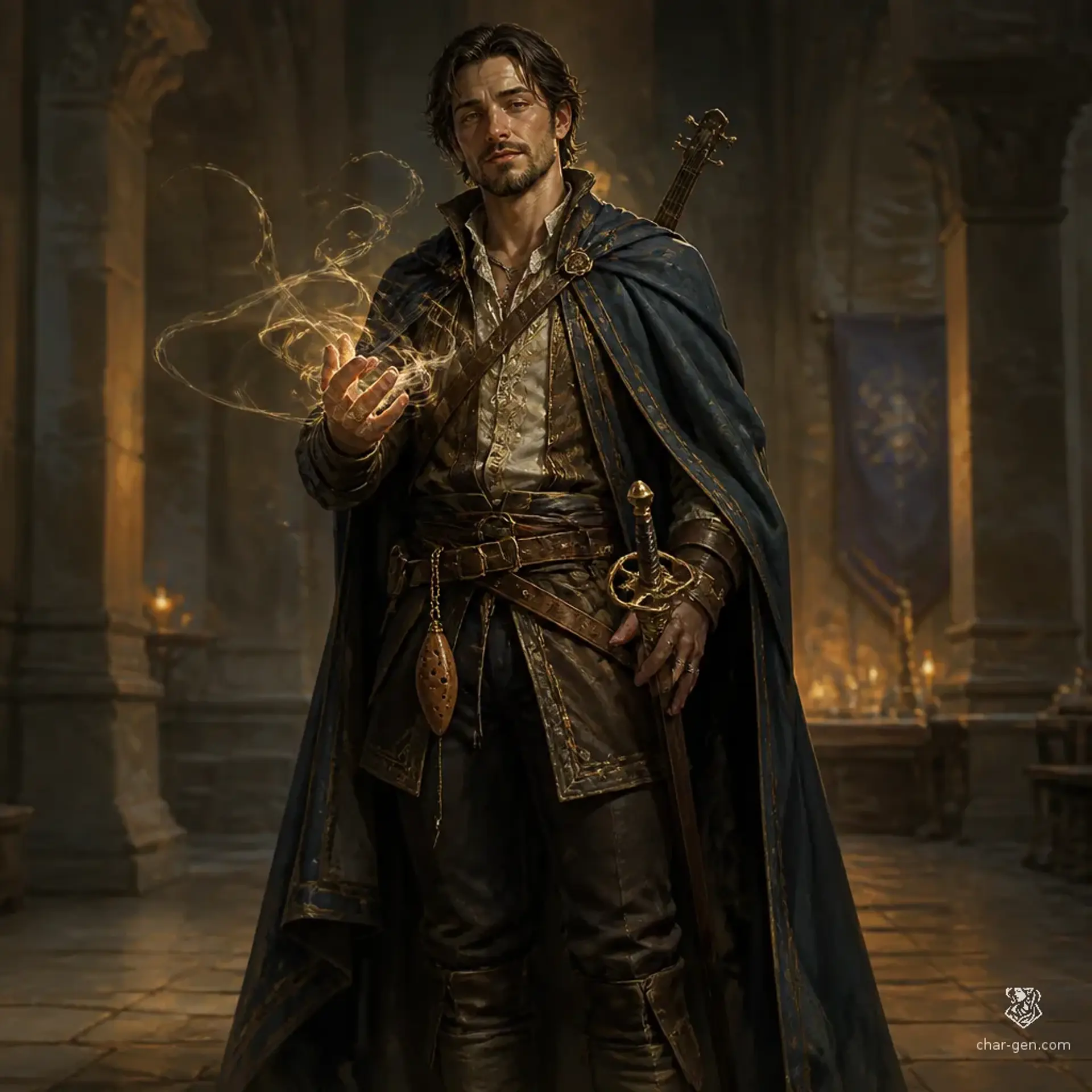 Salomone - AI-generated fantasy Character