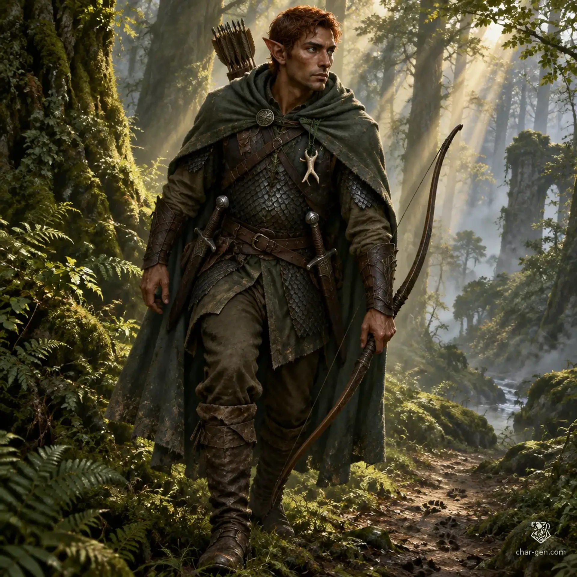 Tarn - AI-generated fantasy Character