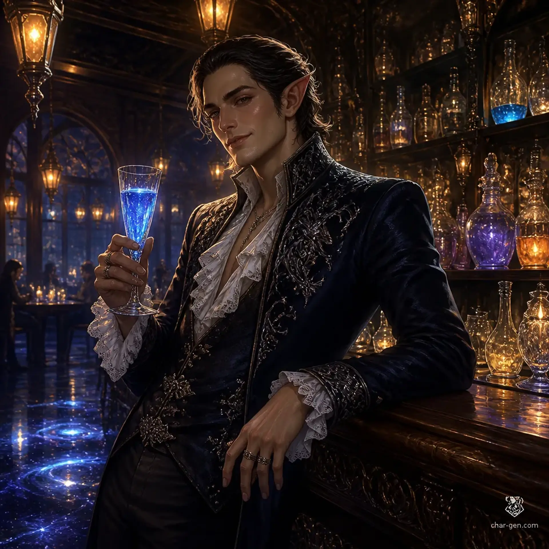 The Argent Scepter - AI-generated fantasy Tavern