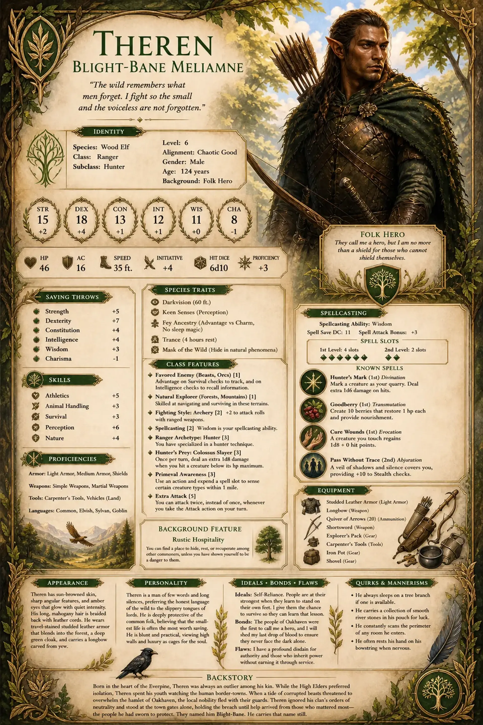 Character Sheet