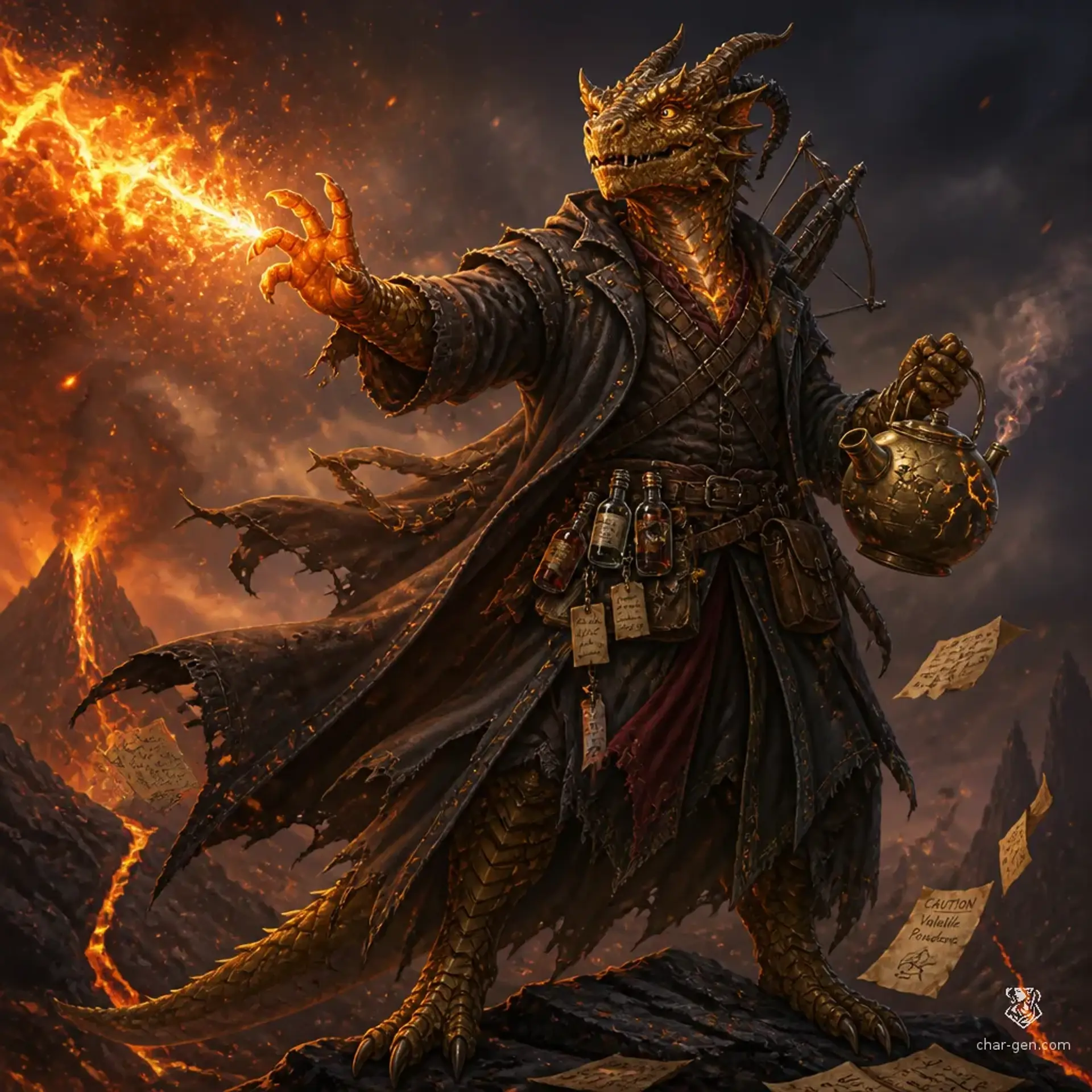 Oduwa Afolayan - AI-generated fantasy Character