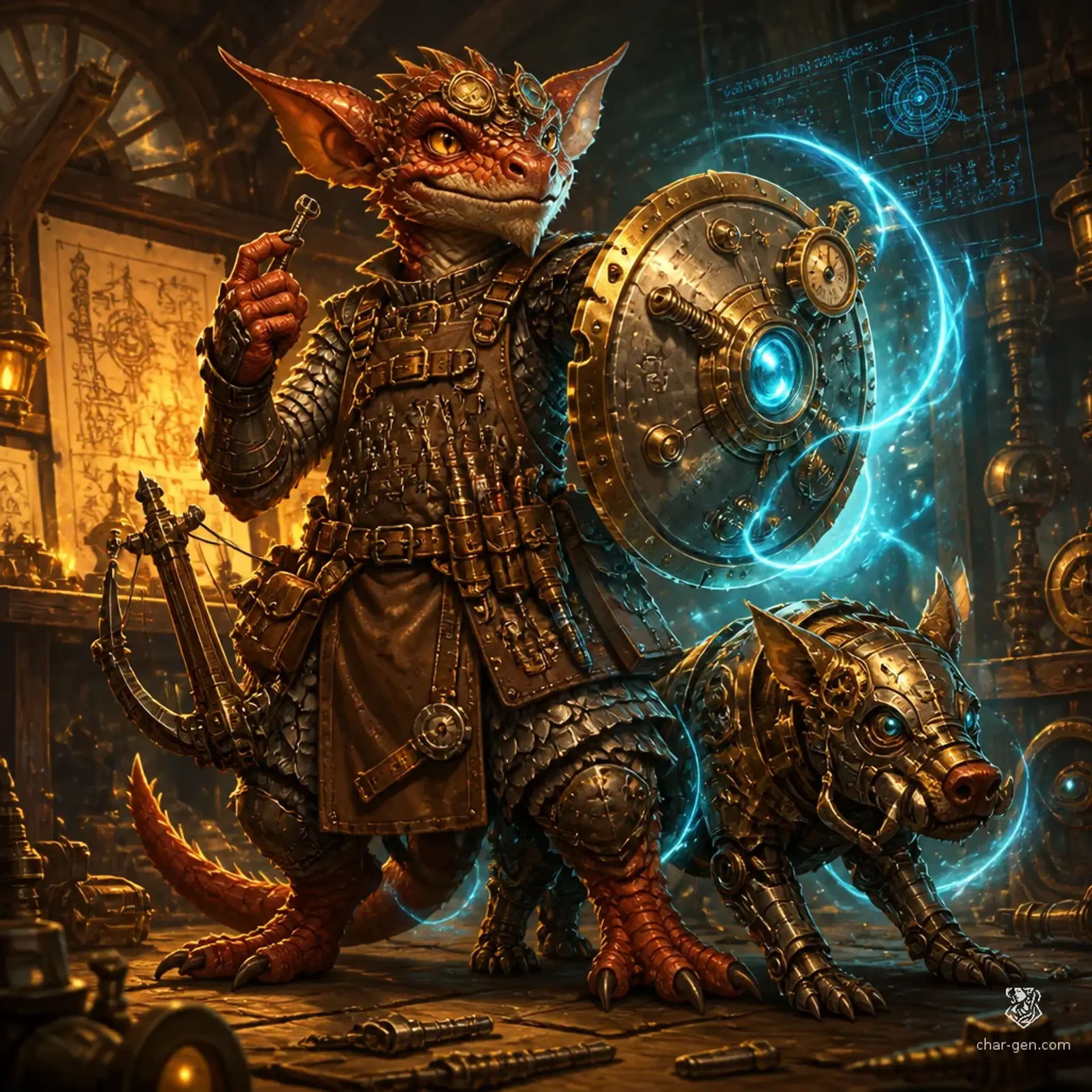 Trixx - AI-generated fantasy Character