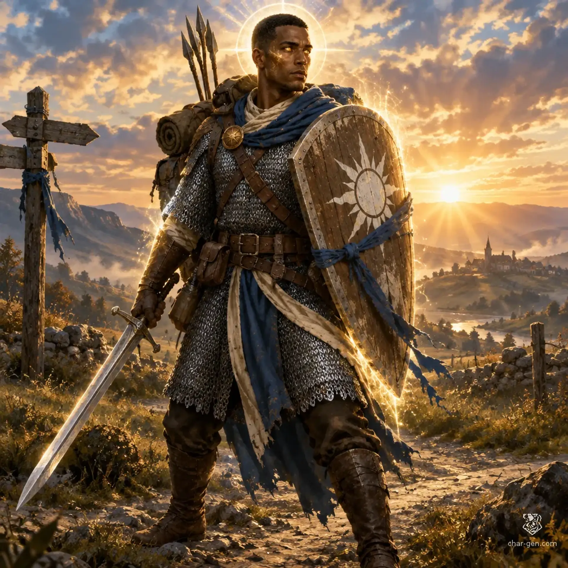 Kadir Adegoke - AI-generated fantasy Character