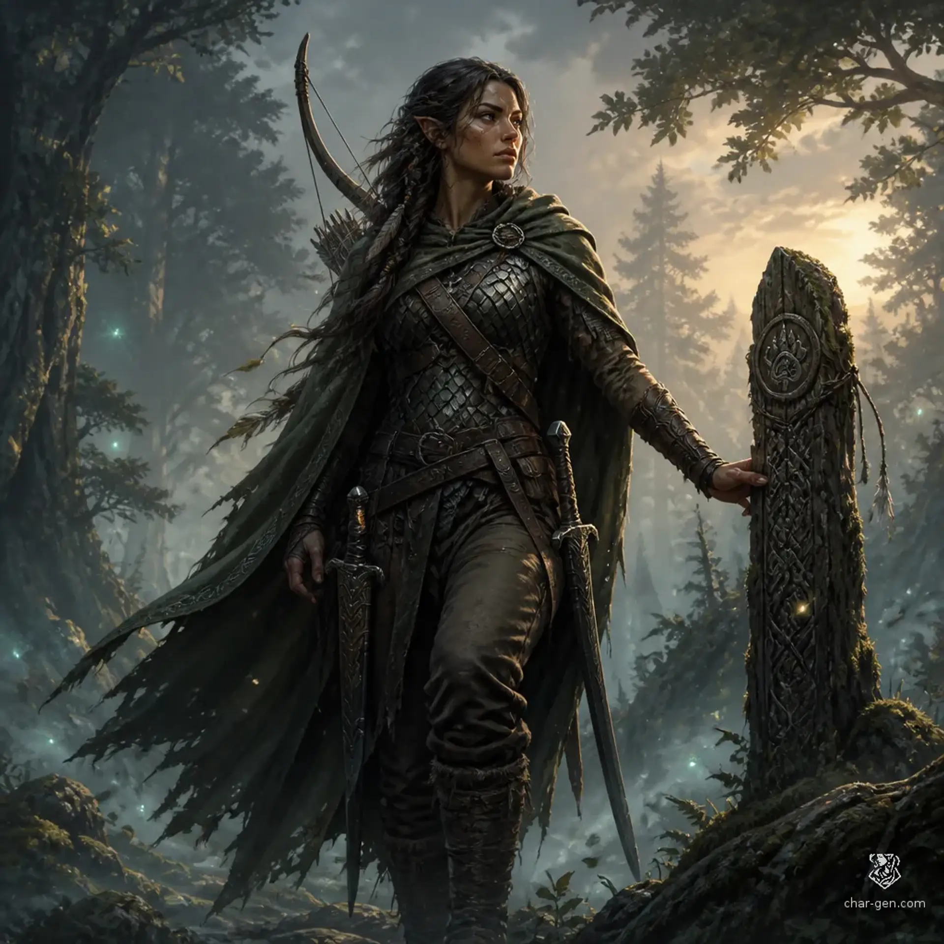 Lyra Thornmere - AI-generated fantasy Character