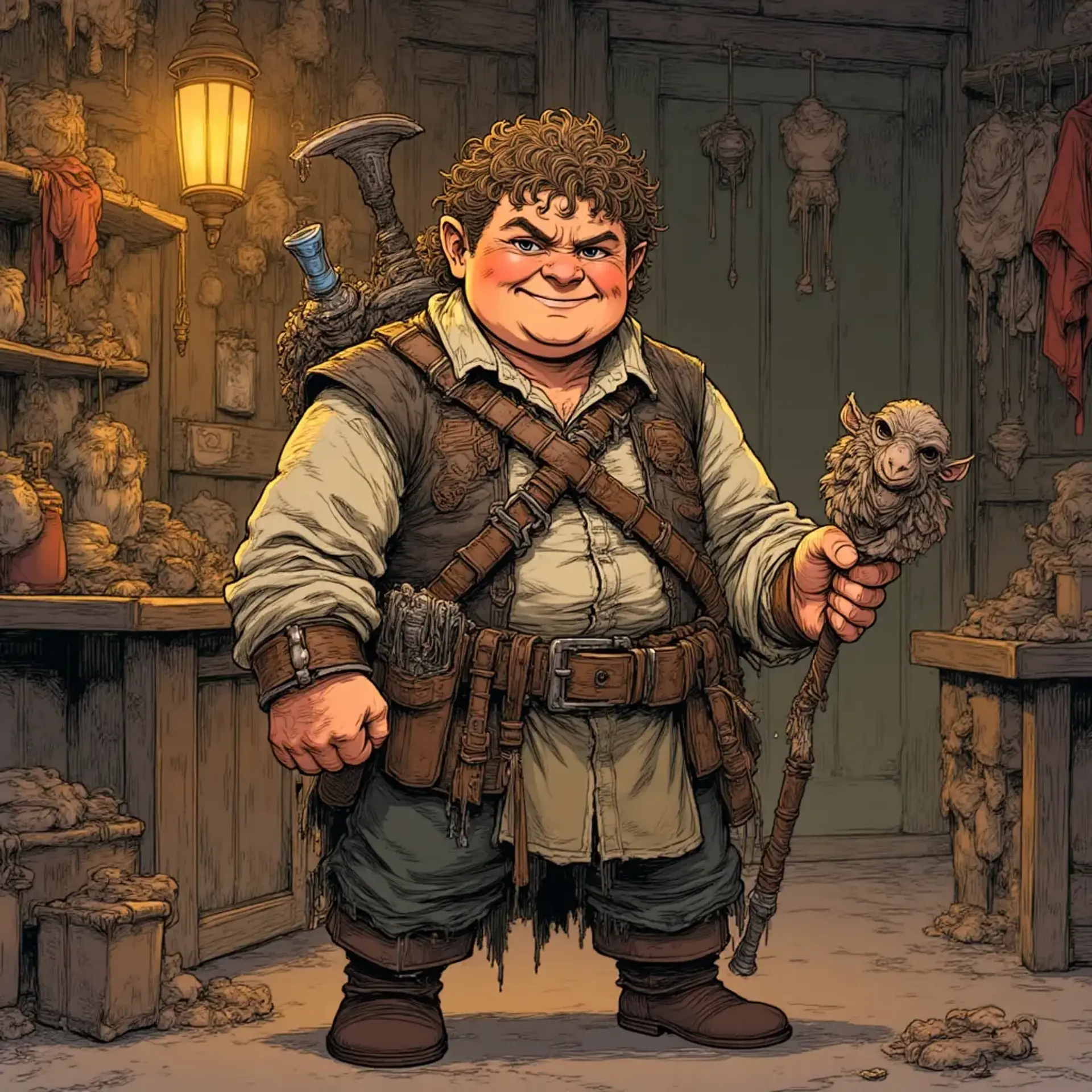 Merrin Tinkertop - AI-generated fantasy NPC