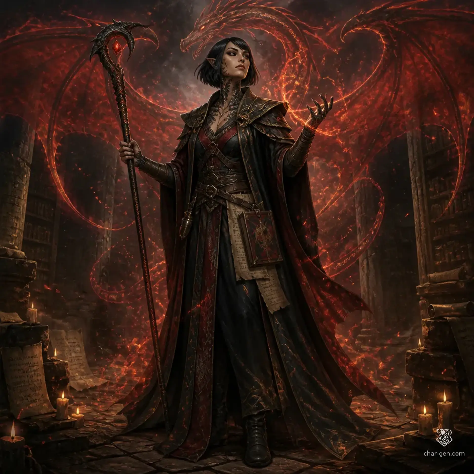 Sairi Kettunen - AI-generated fantasy Character