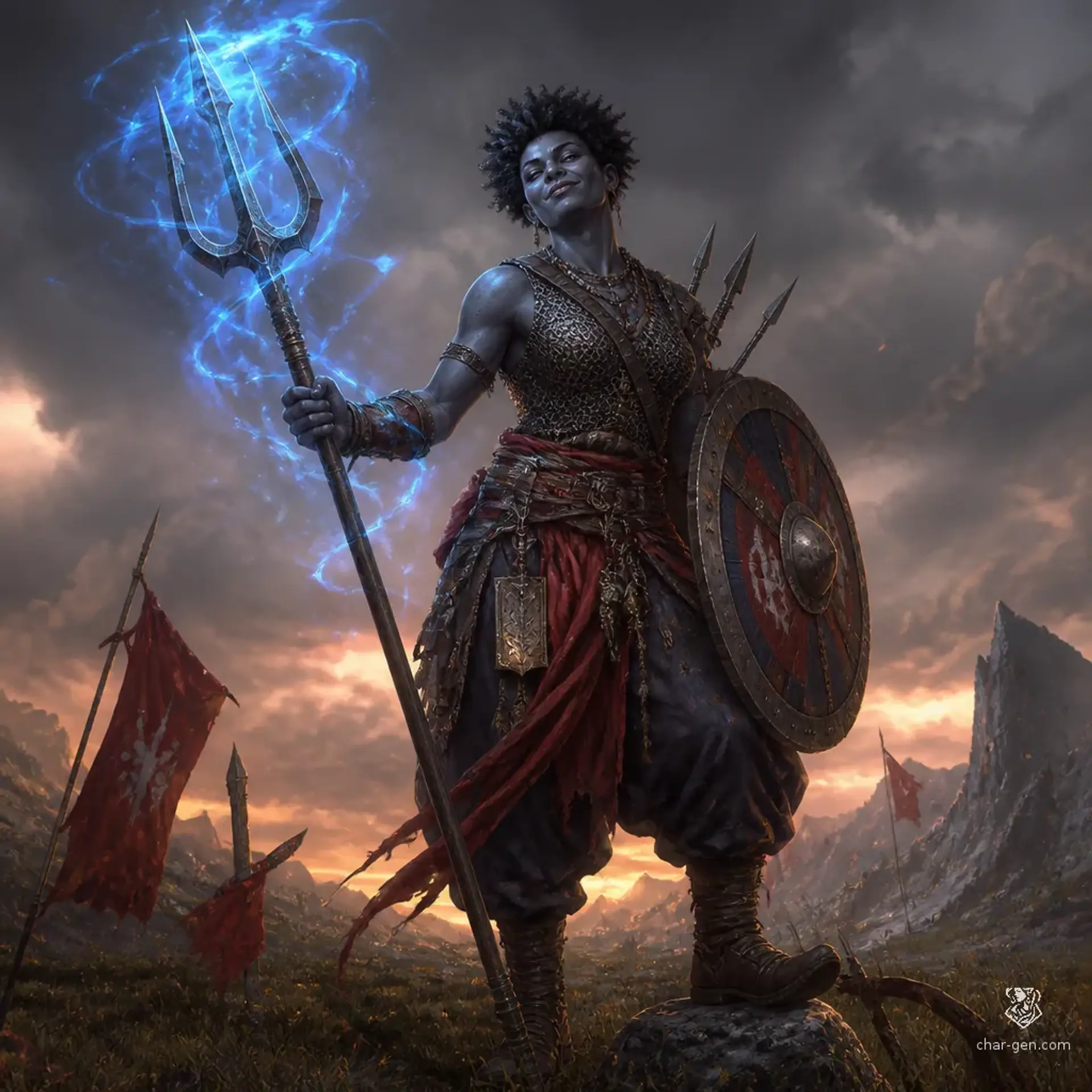 Mwana Juma - AI-generated fantasy Character