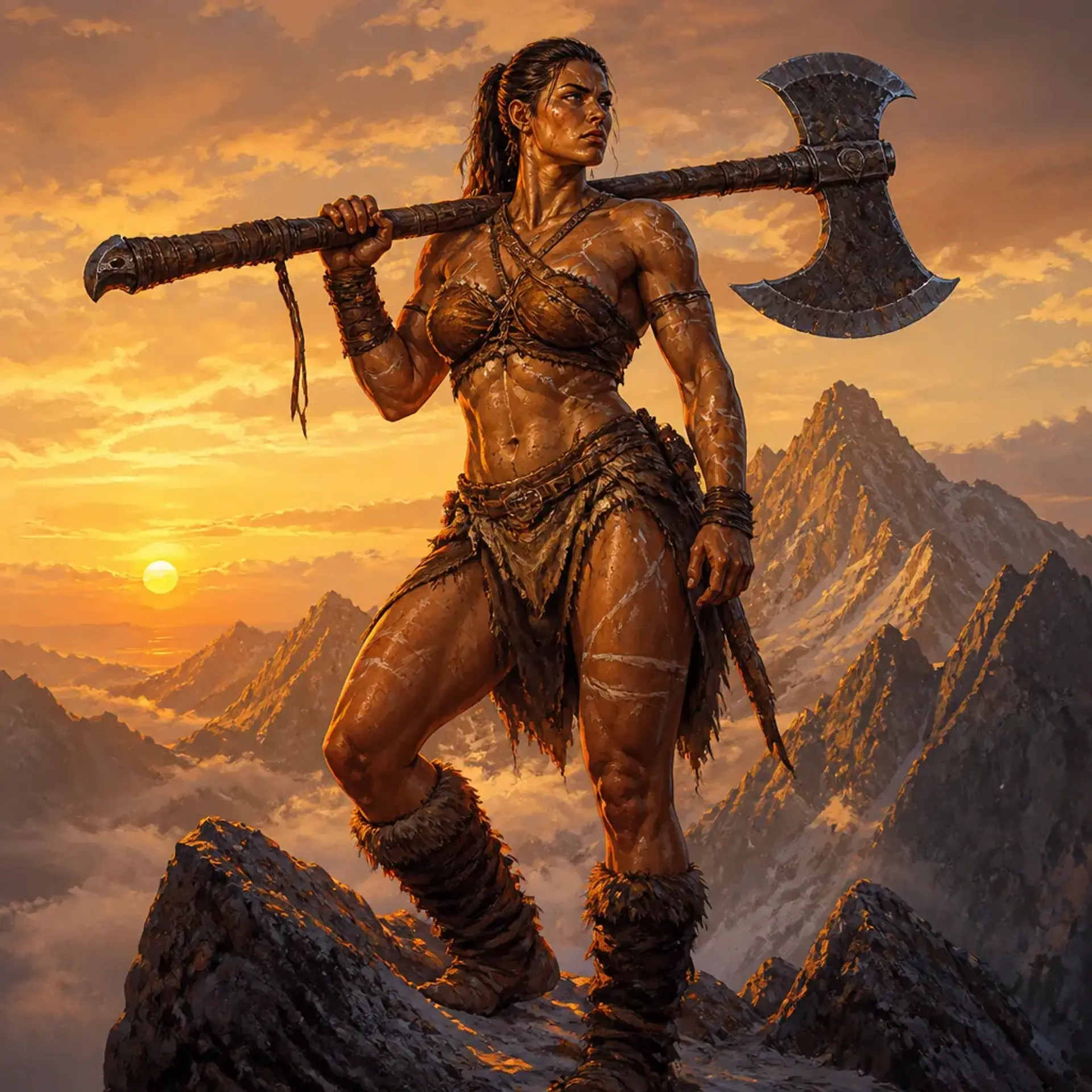 Kaelen the Unbound - AI-generated fantasy Character