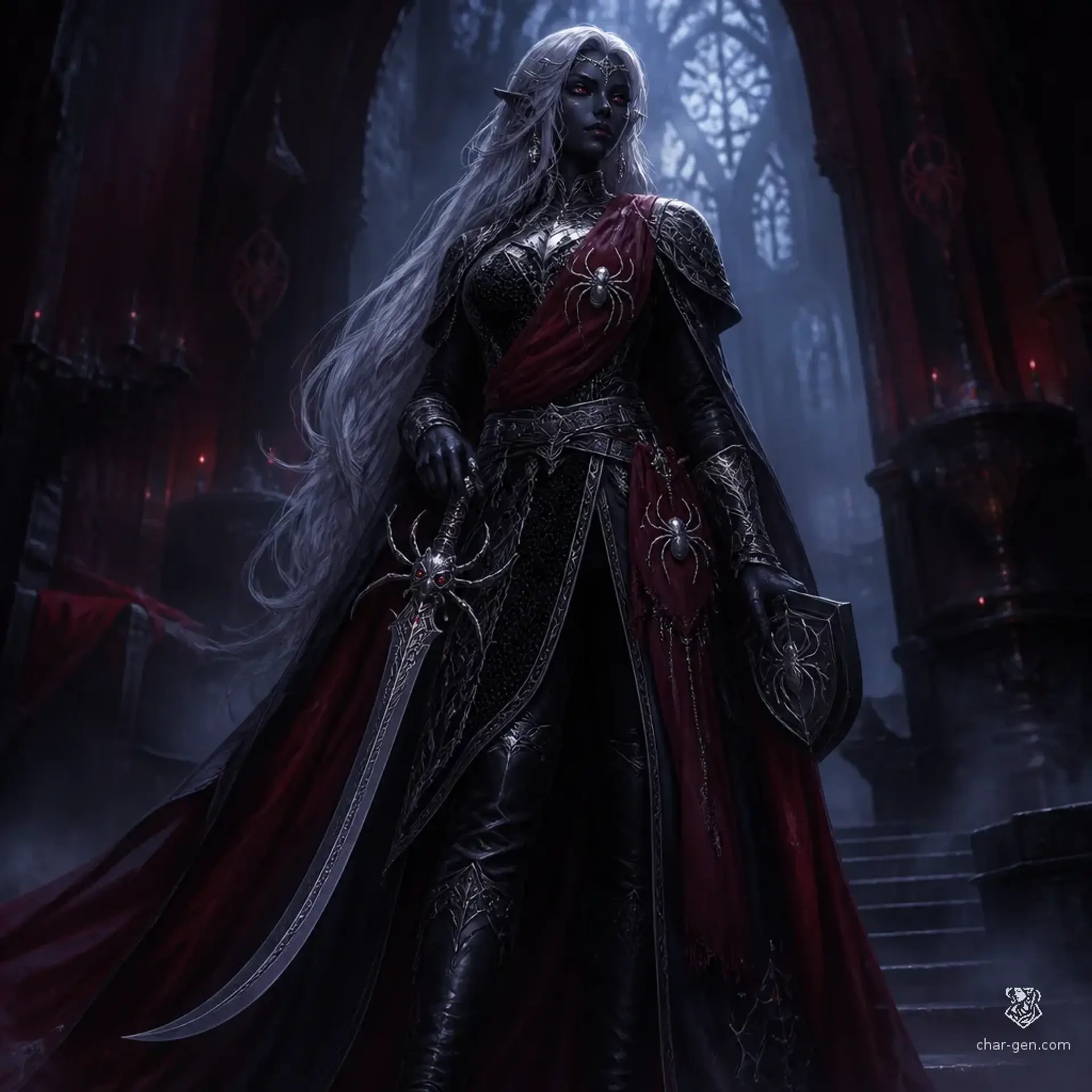 Aurelia Malice - AI-generated fantasy Character
