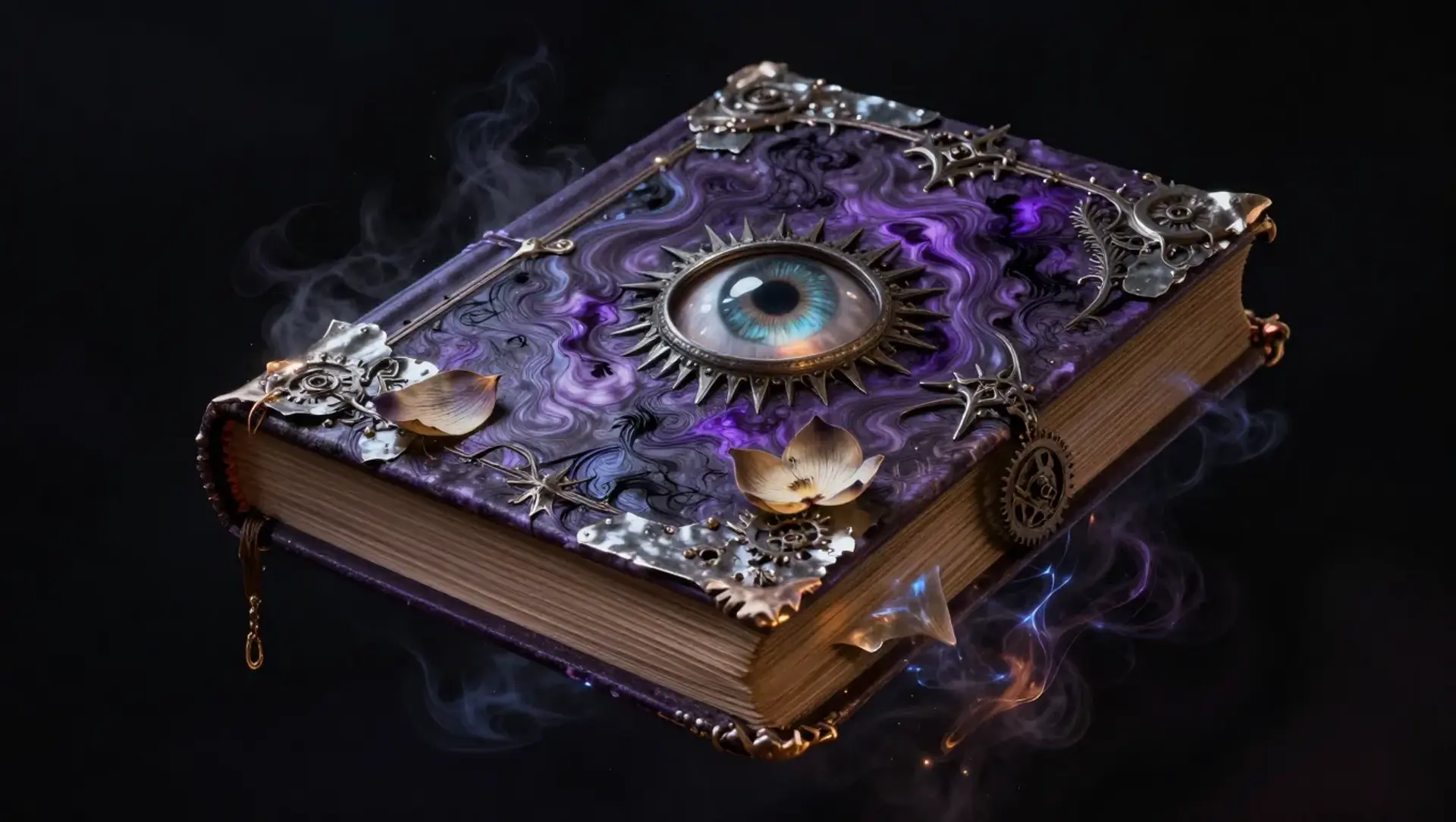 Laonn's Grimoire of Conditional Genius - AI-generated fantasy Magic Item