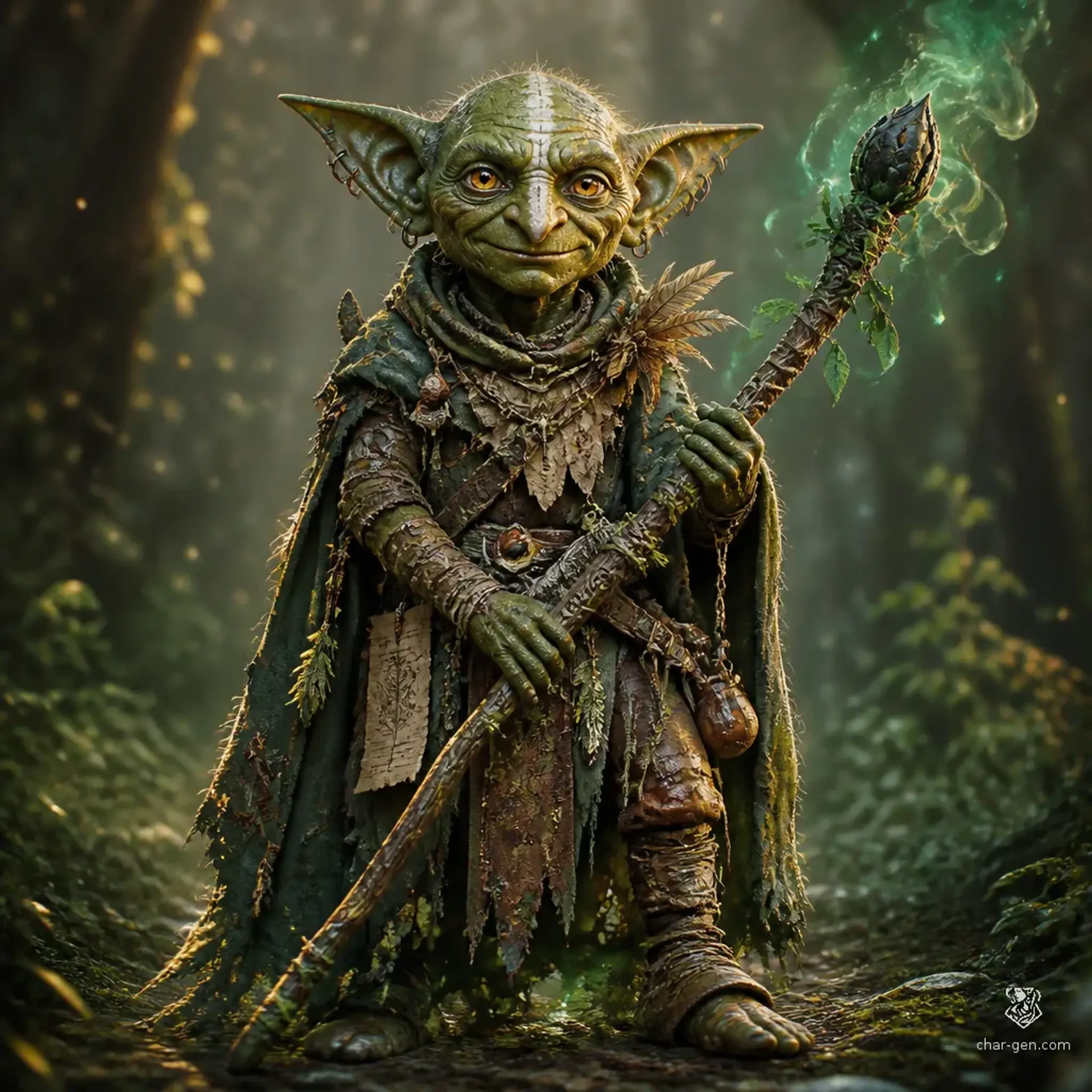 Mzeki - AI-generated fantasy Character