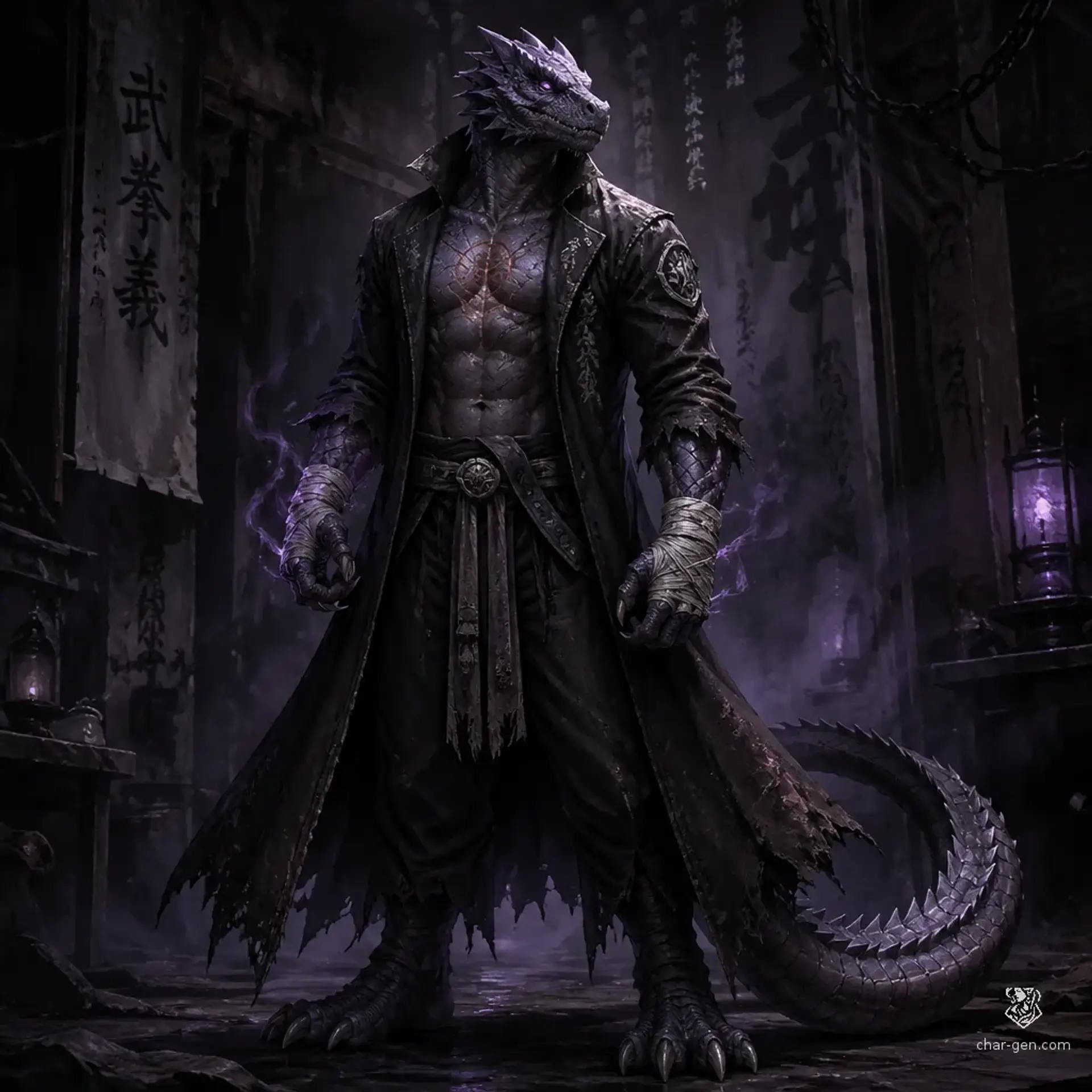 Kharvash - AI-generated fantasy Character