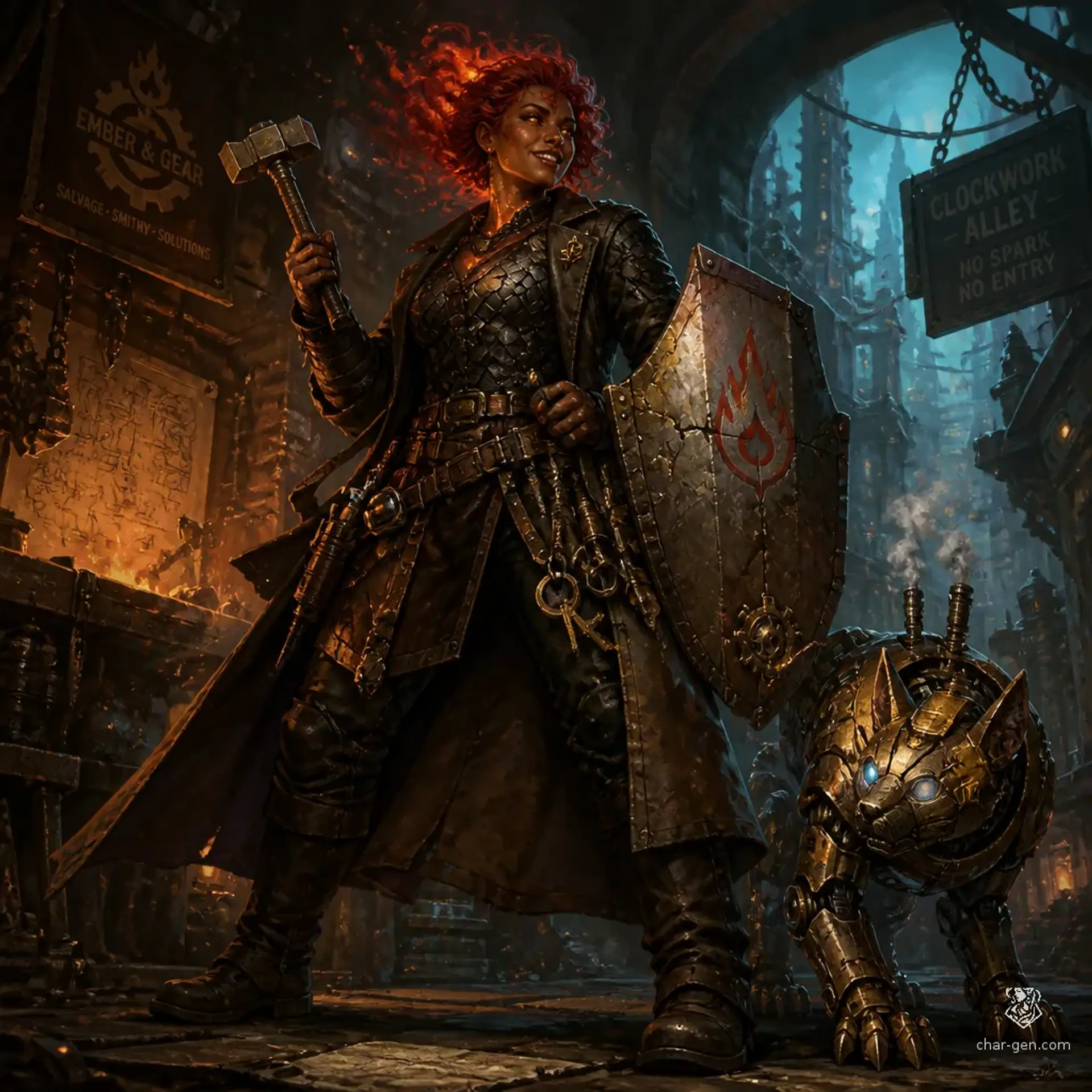 Nadira Garmendi - AI-generated fantasy Character