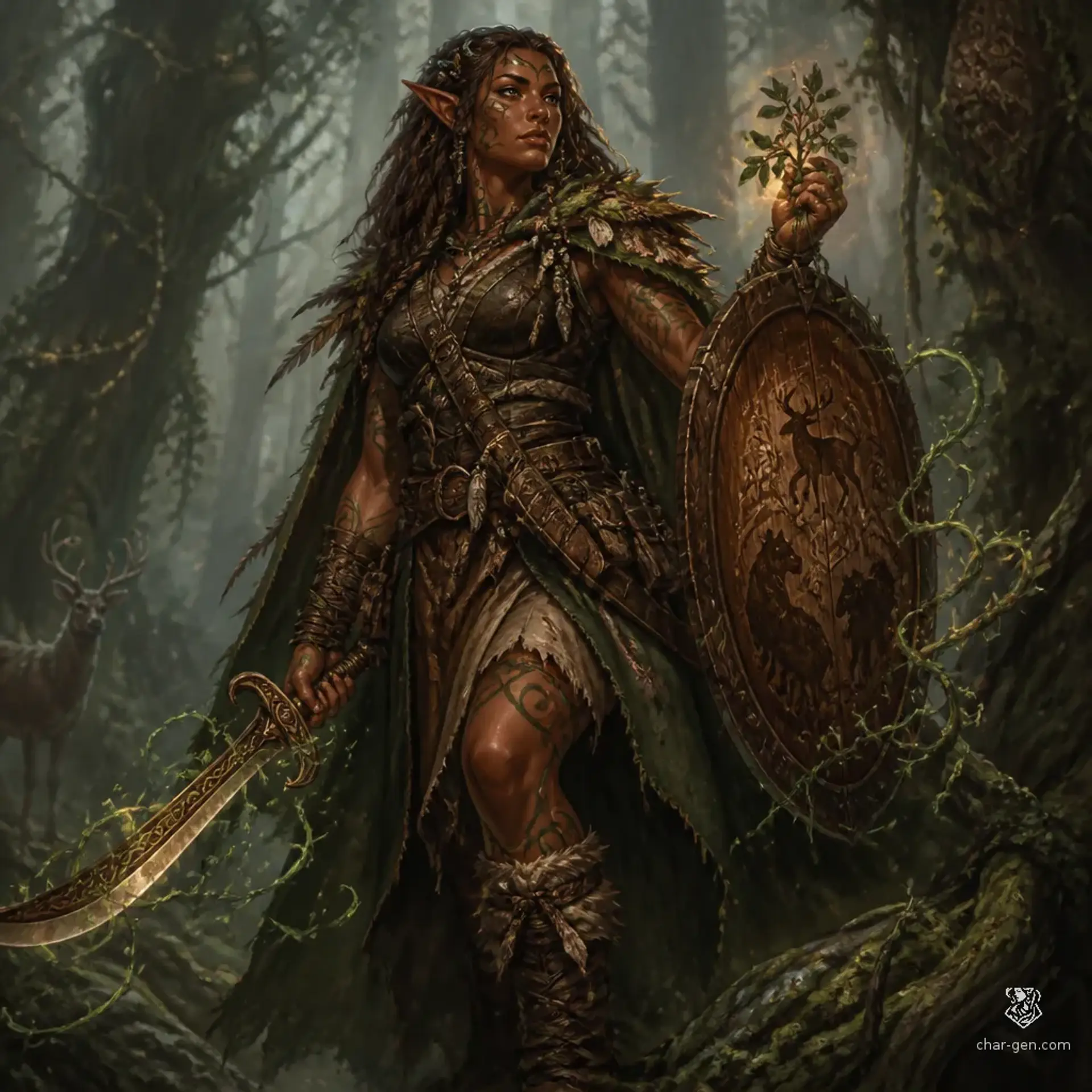 Elowynn - AI-generated fantasy Character