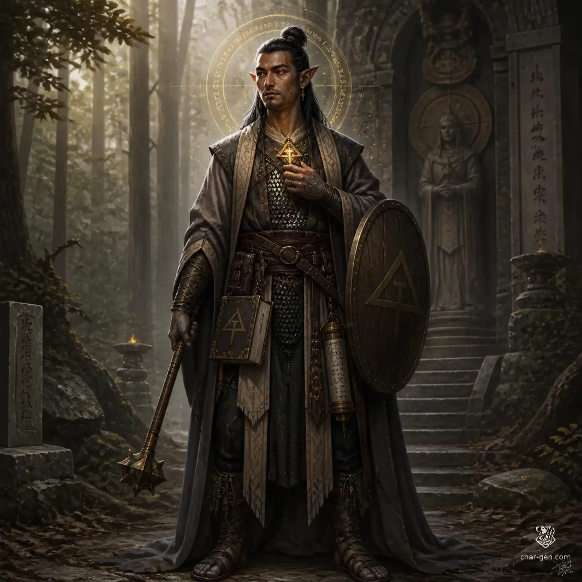 Ketek Mbele - AI-generated fantasy Character