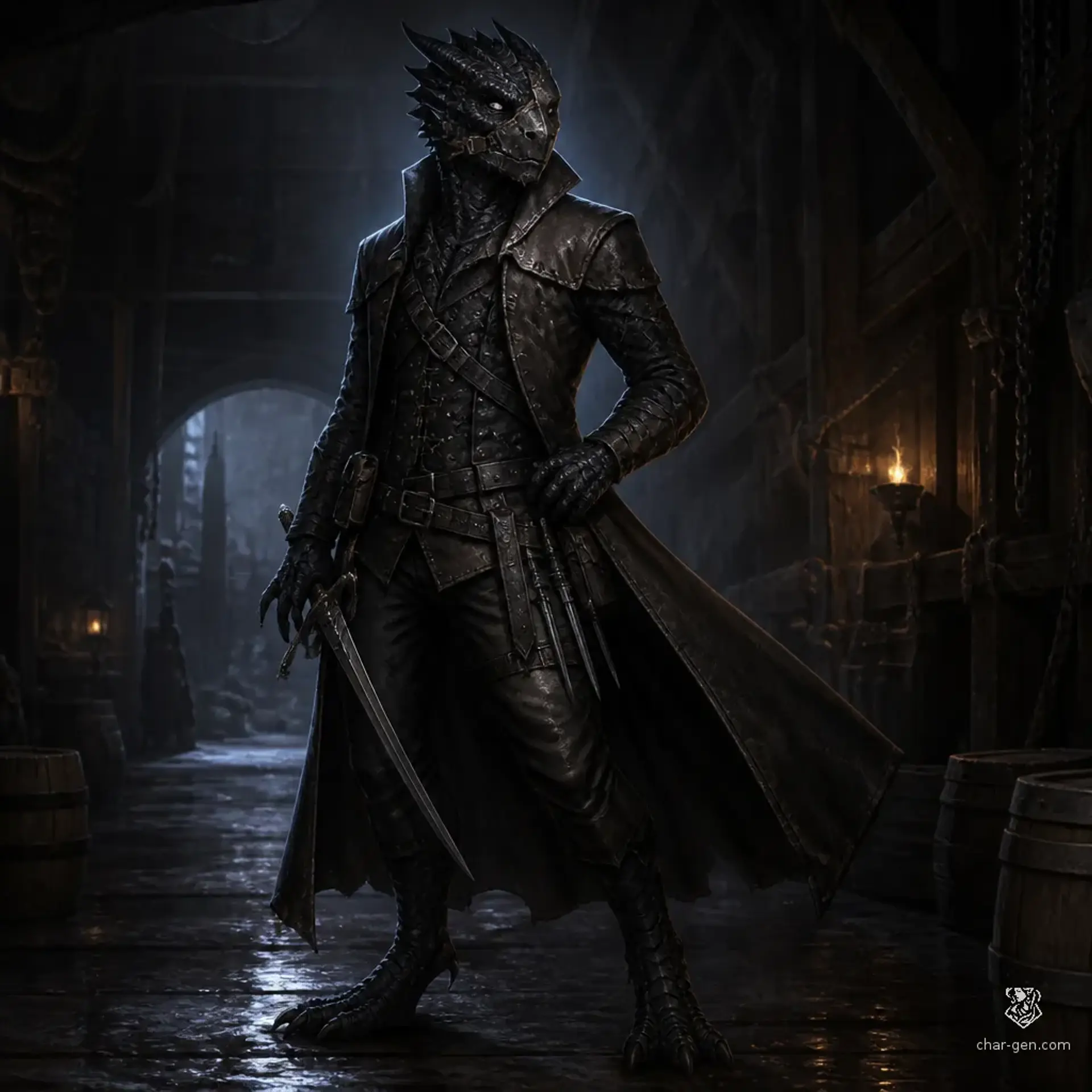 Khrask Mtembe - AI-generated fantasy Character