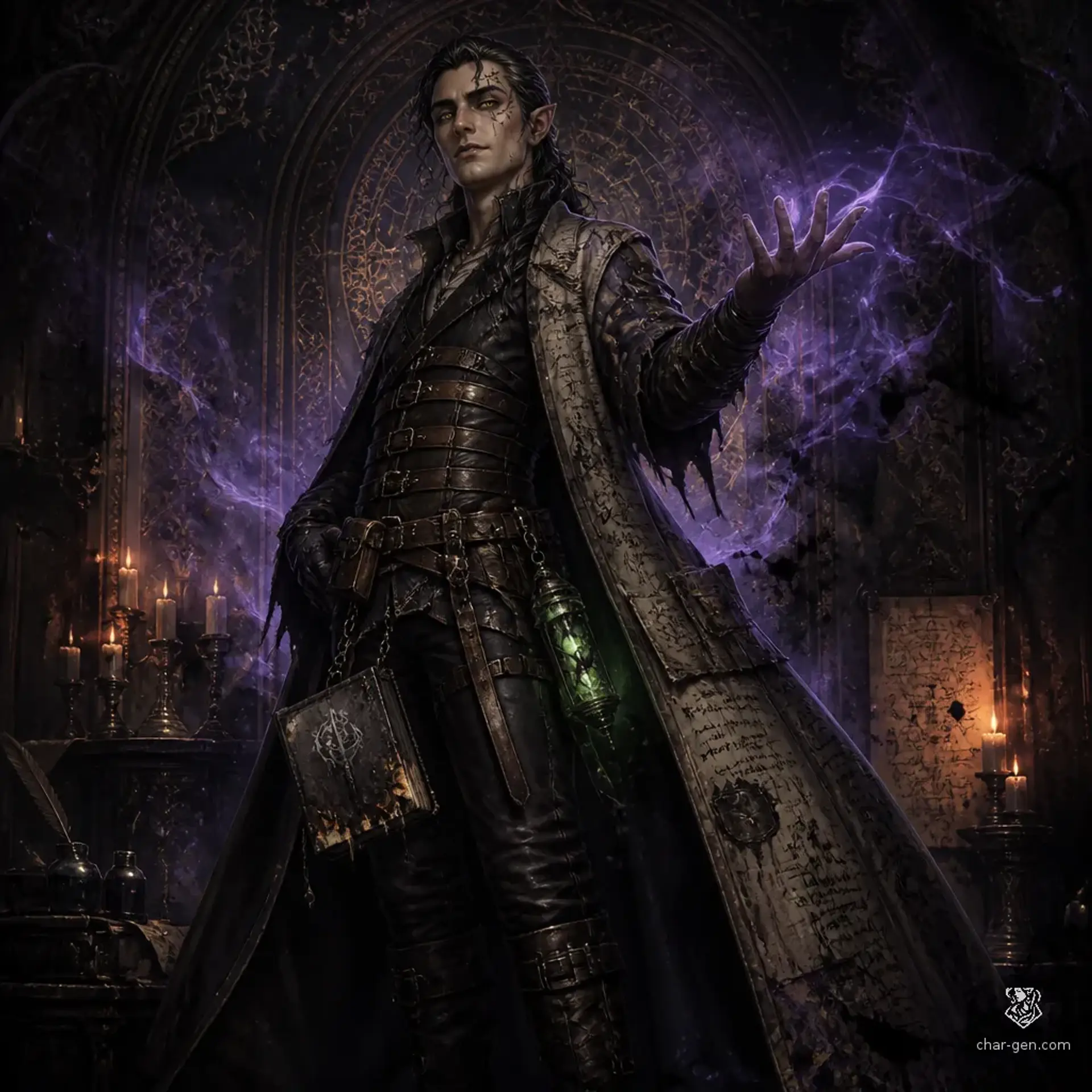 Hood - AI-generated fantasy Character