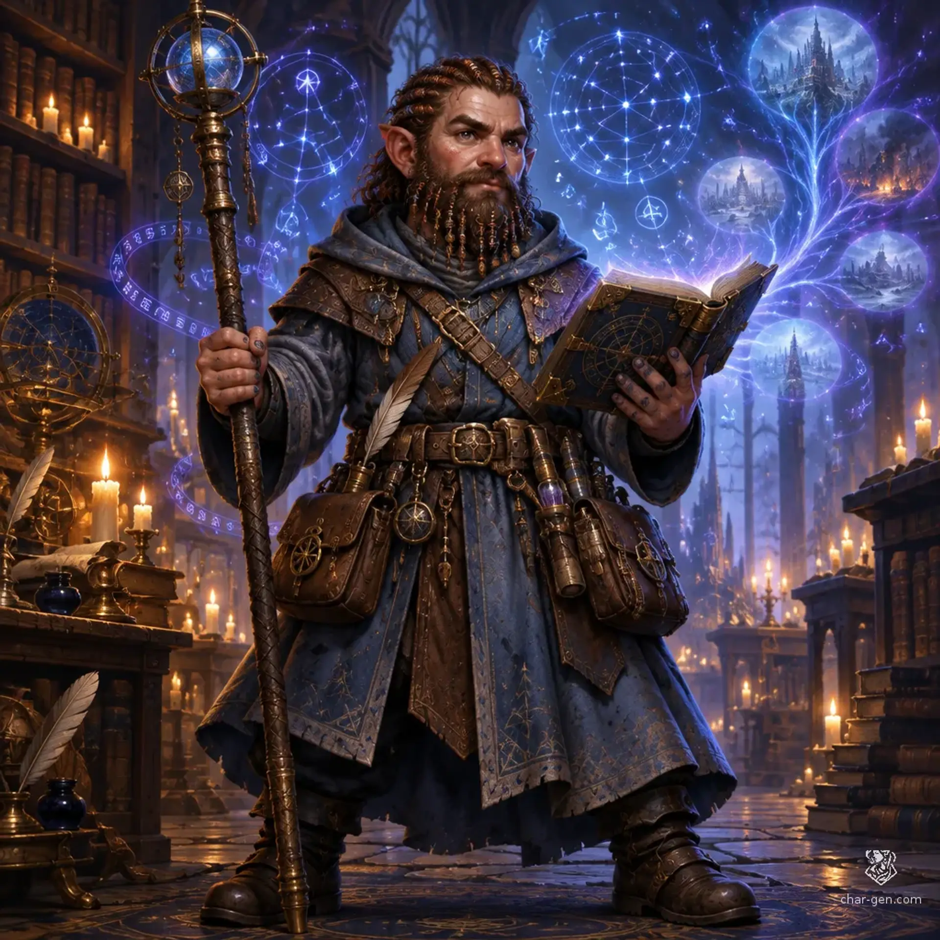 Brekkr Zintal - AI-generated fantasy Character