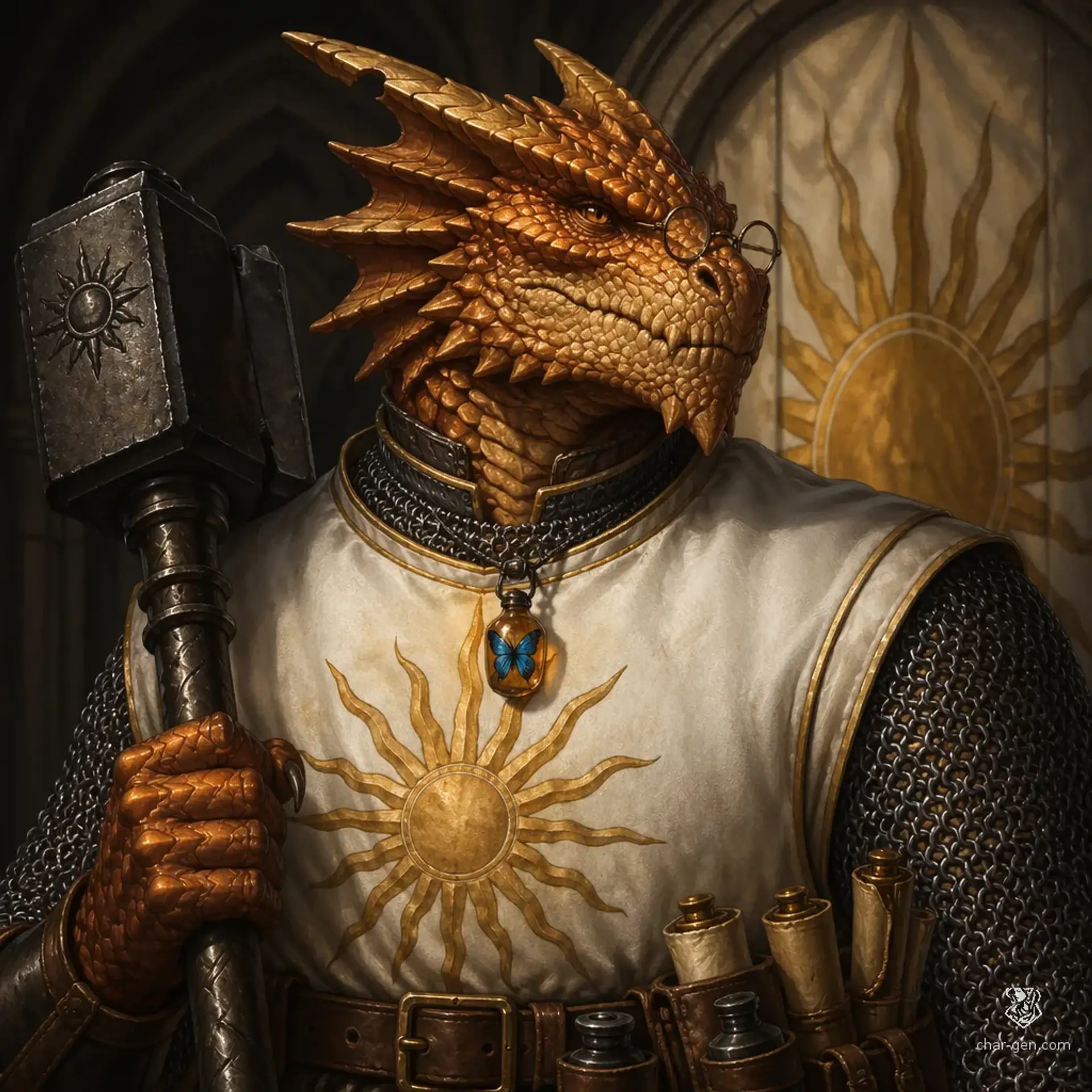 Kriv 'Sun-Walker' Othokent | Fantasy NPC Generated by CharGen