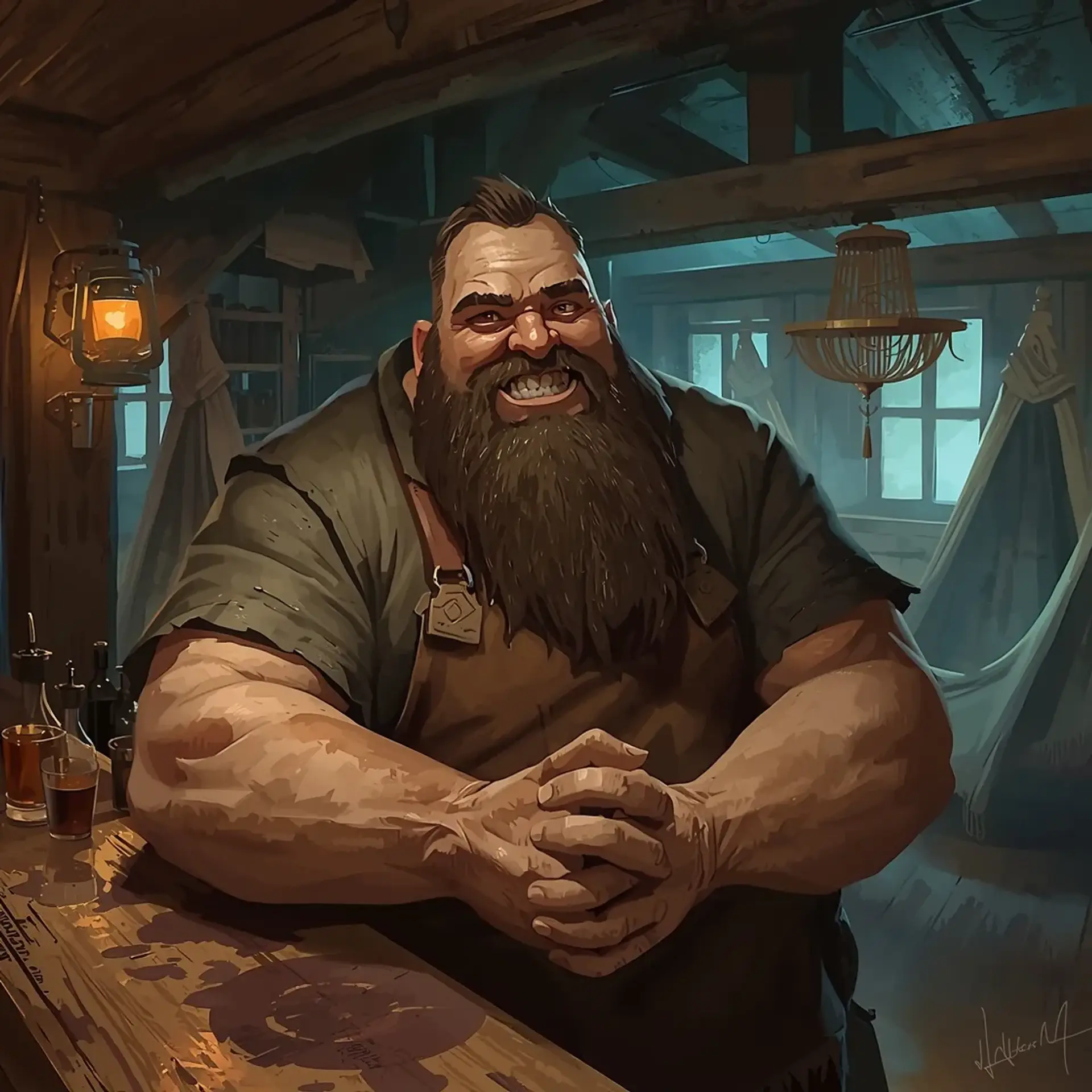 The Barnacle's Breach - AI-generated fantasy Tavern