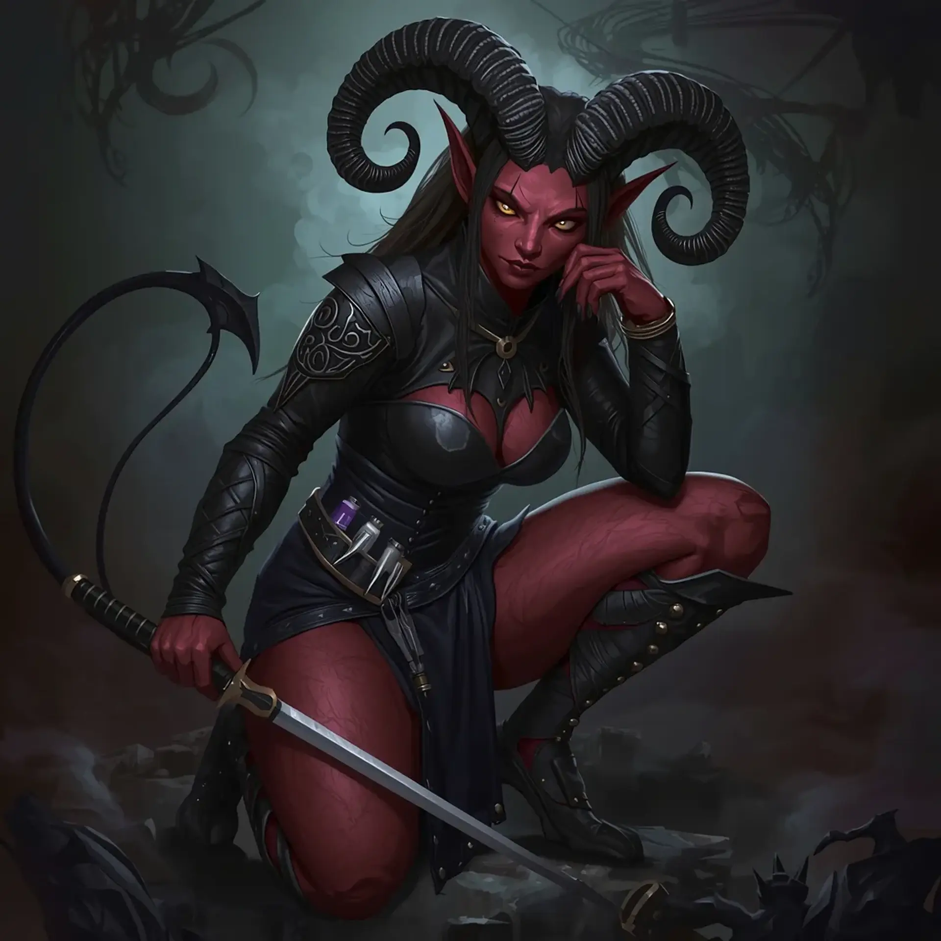 Xandria Vane - AI-generated fantasy Character
