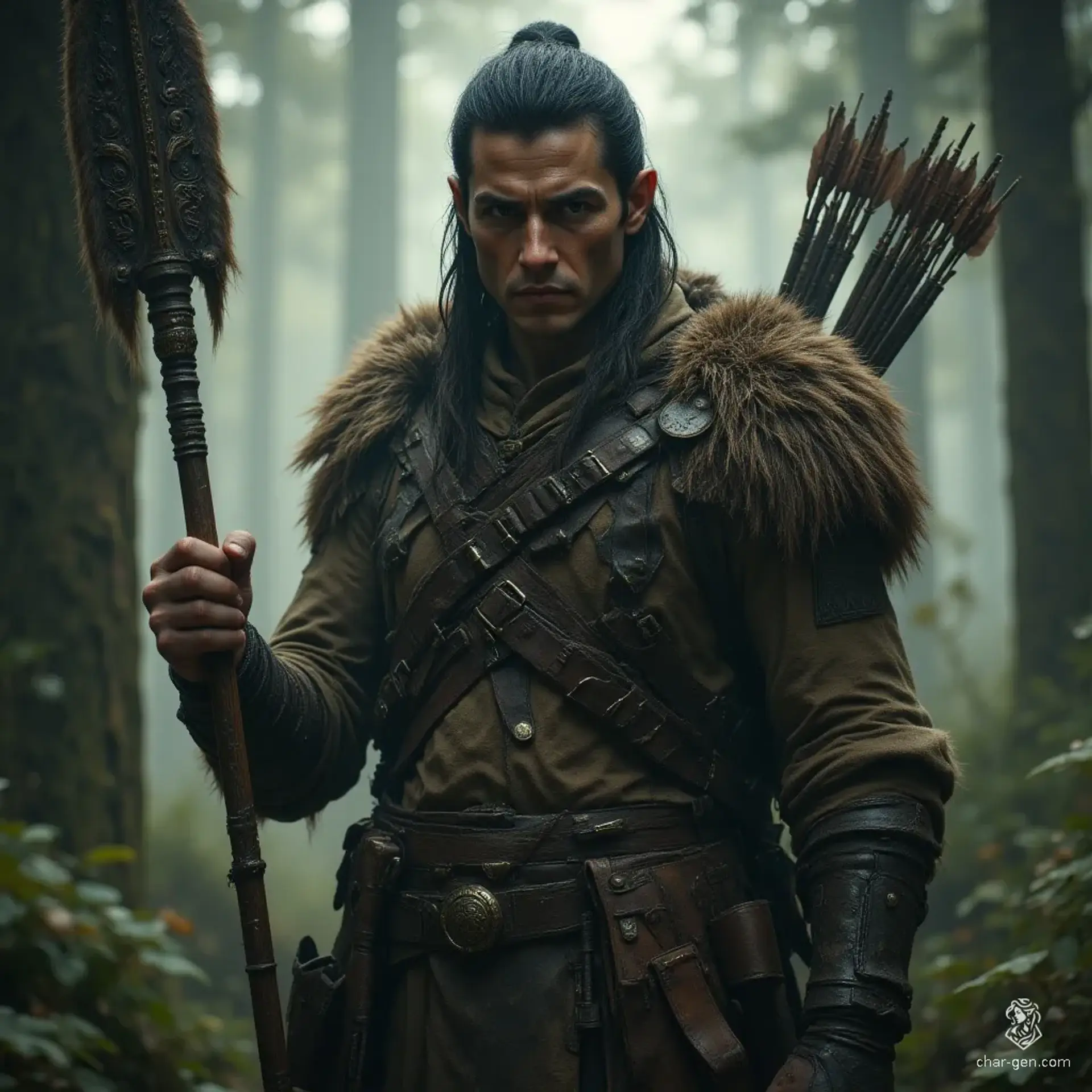 Kaelen Vorash - AI-generated fantasy NPC