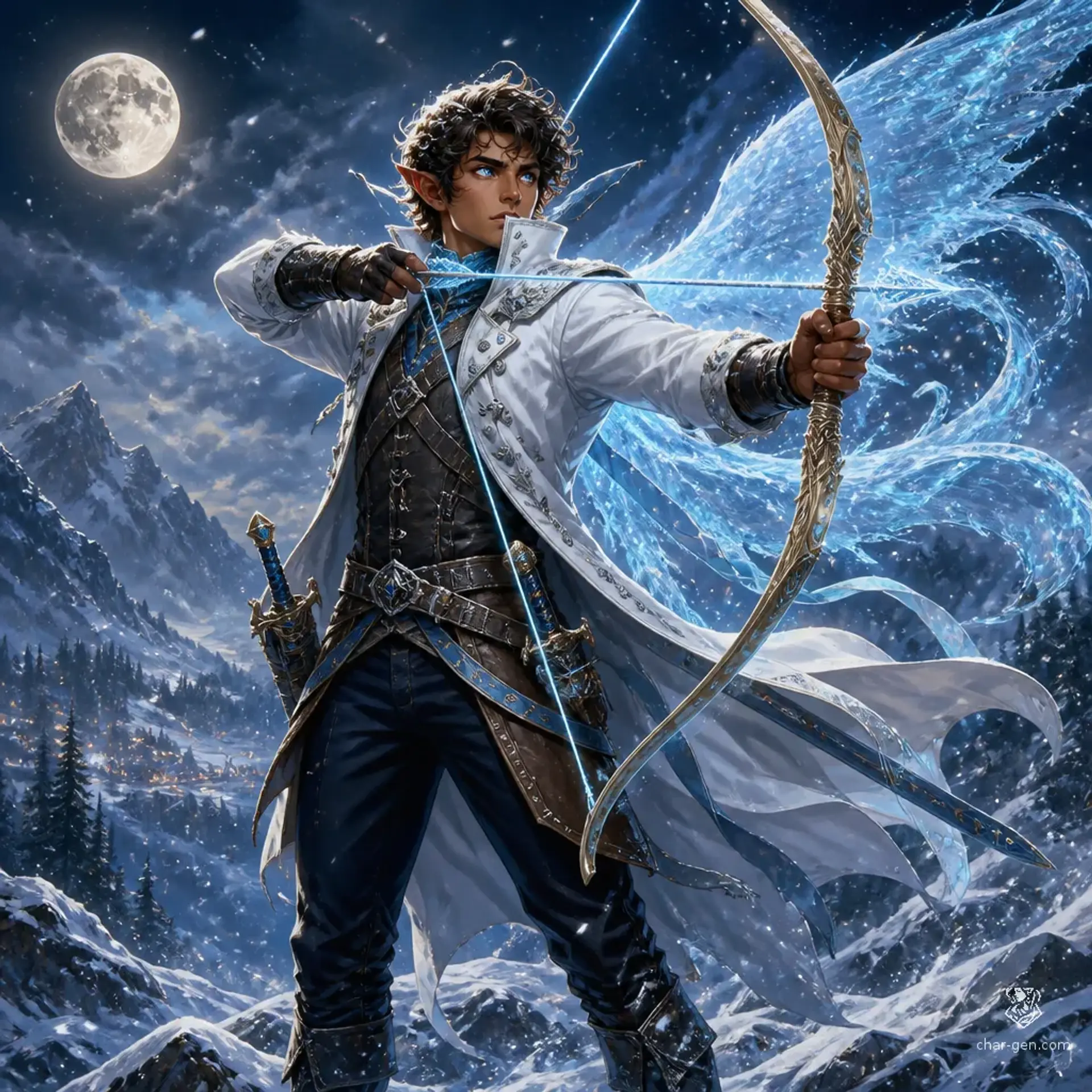 Tavani Mikeladze - AI-generated fantasy Character