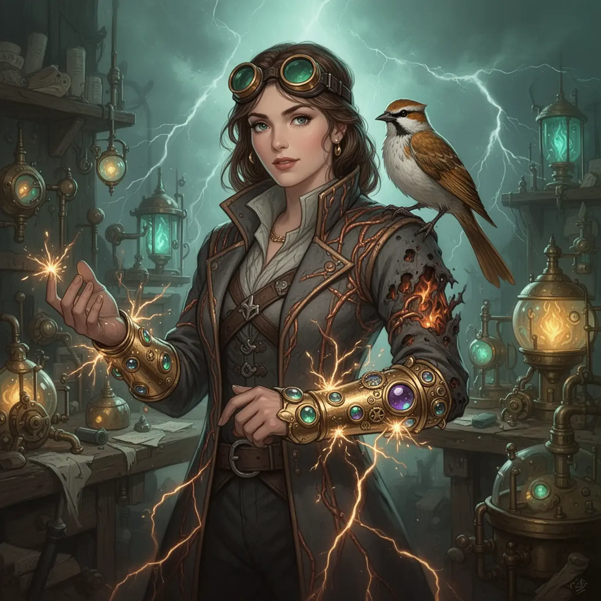 Miri Voss - AI-generated fantasy NPC