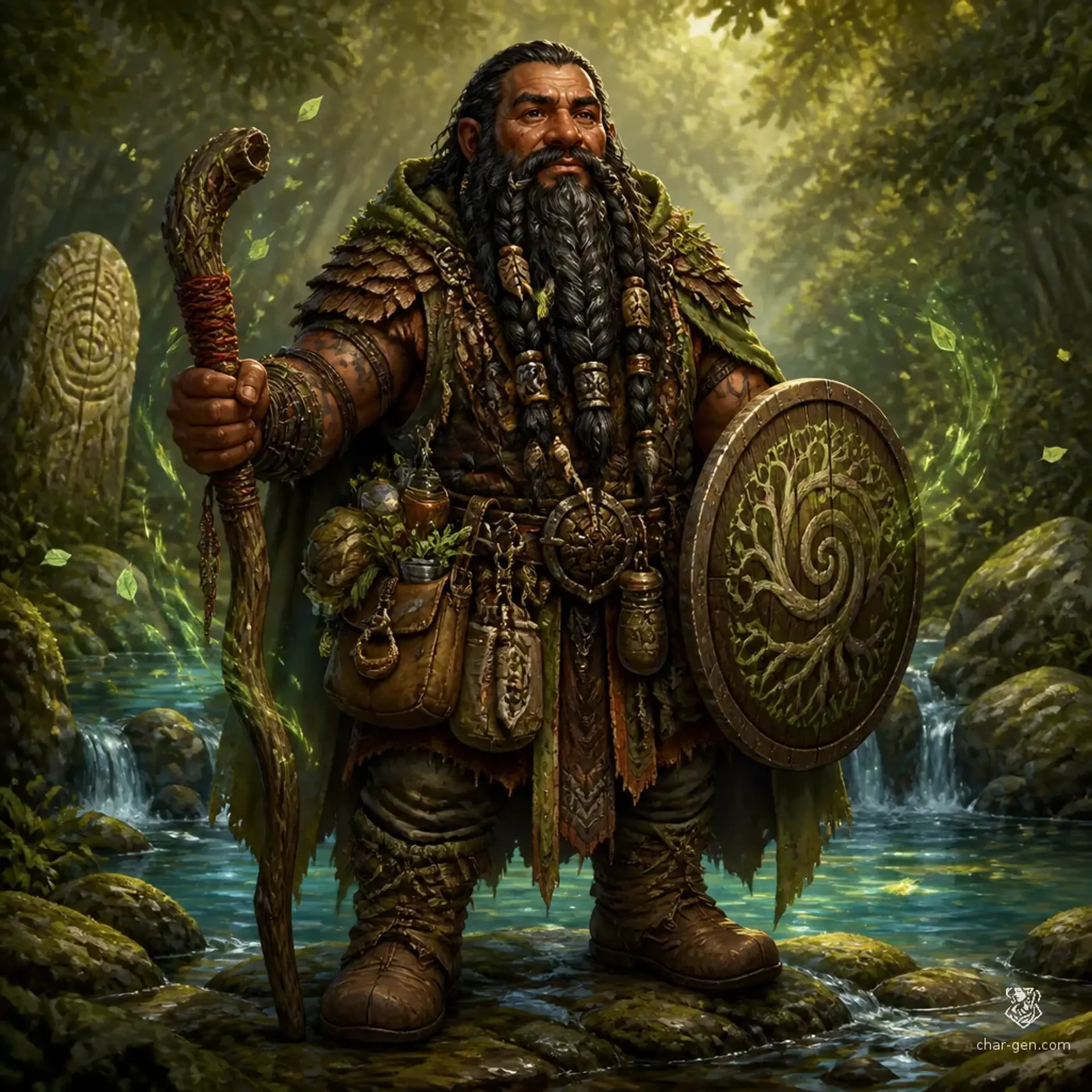 Azravan Khelt - AI-generated fantasy Character