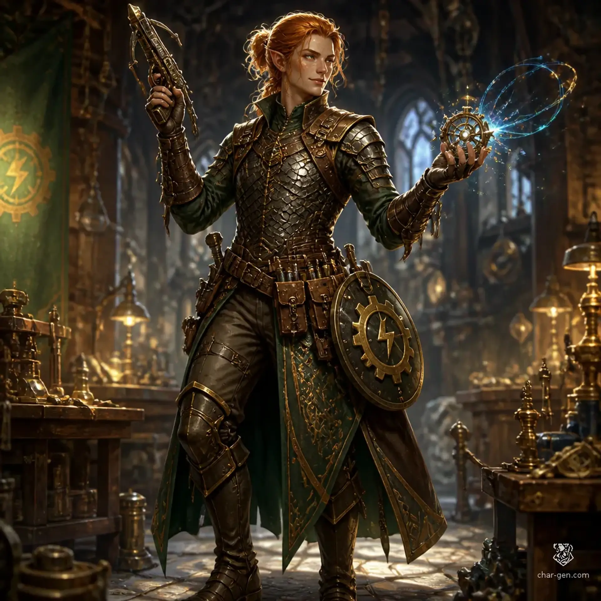 Raz - AI-generated fantasy Character